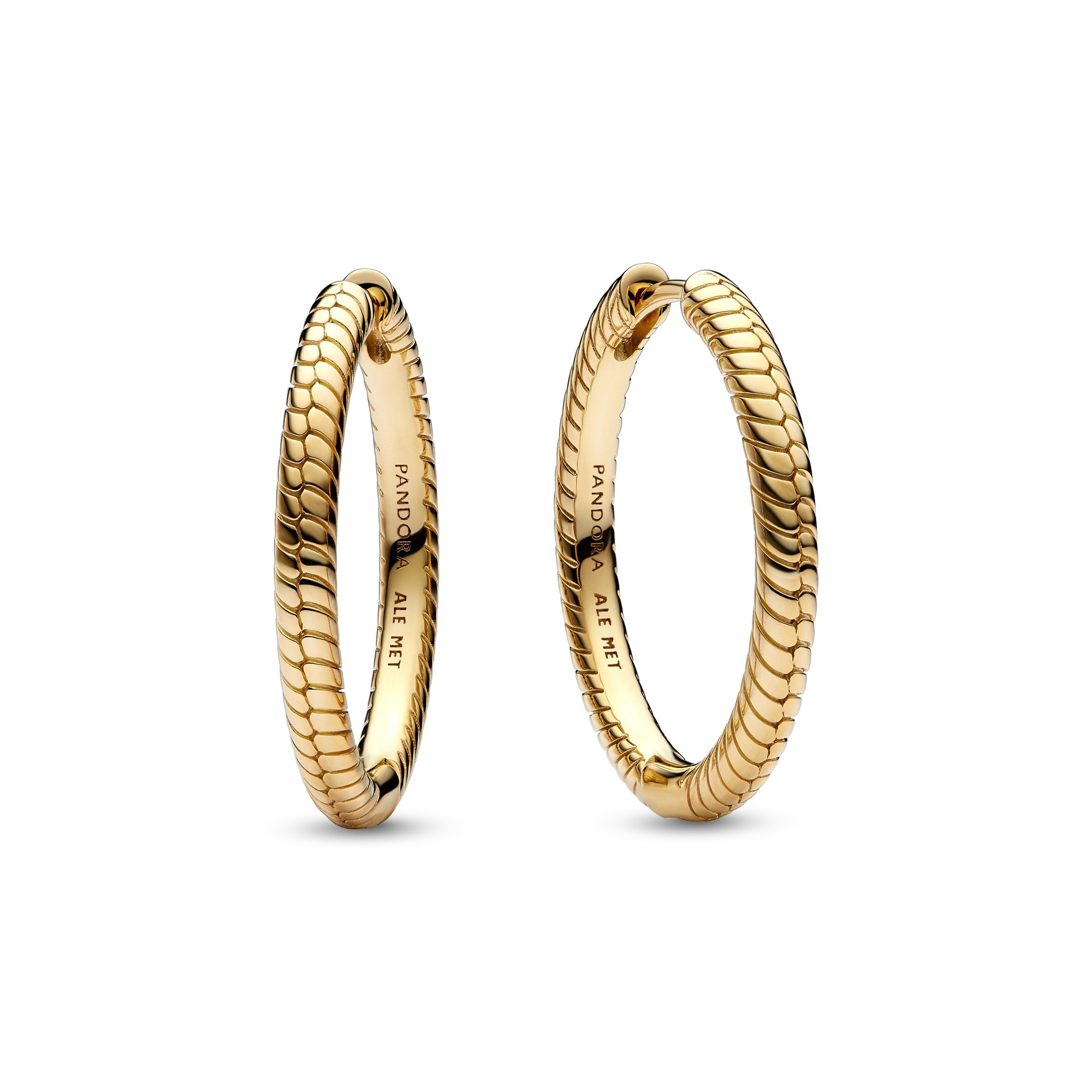 Pandora Moments Charm-Ohrringe - Gelbgold Vergoldung
