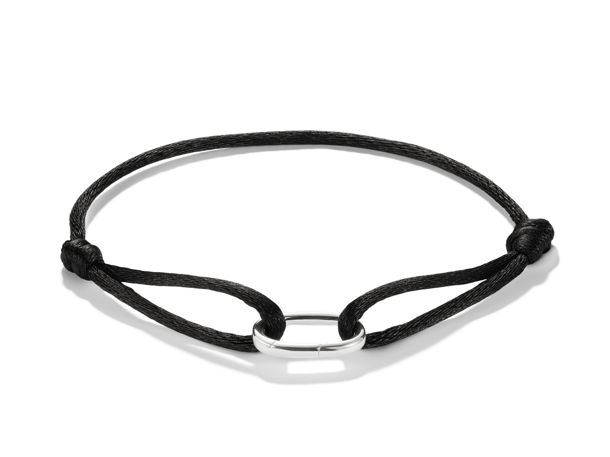 Thomas Sabo Connect - C1210-001-11-L24V Charm Armband 14-24 cm - Sterling Silber - Schwarz