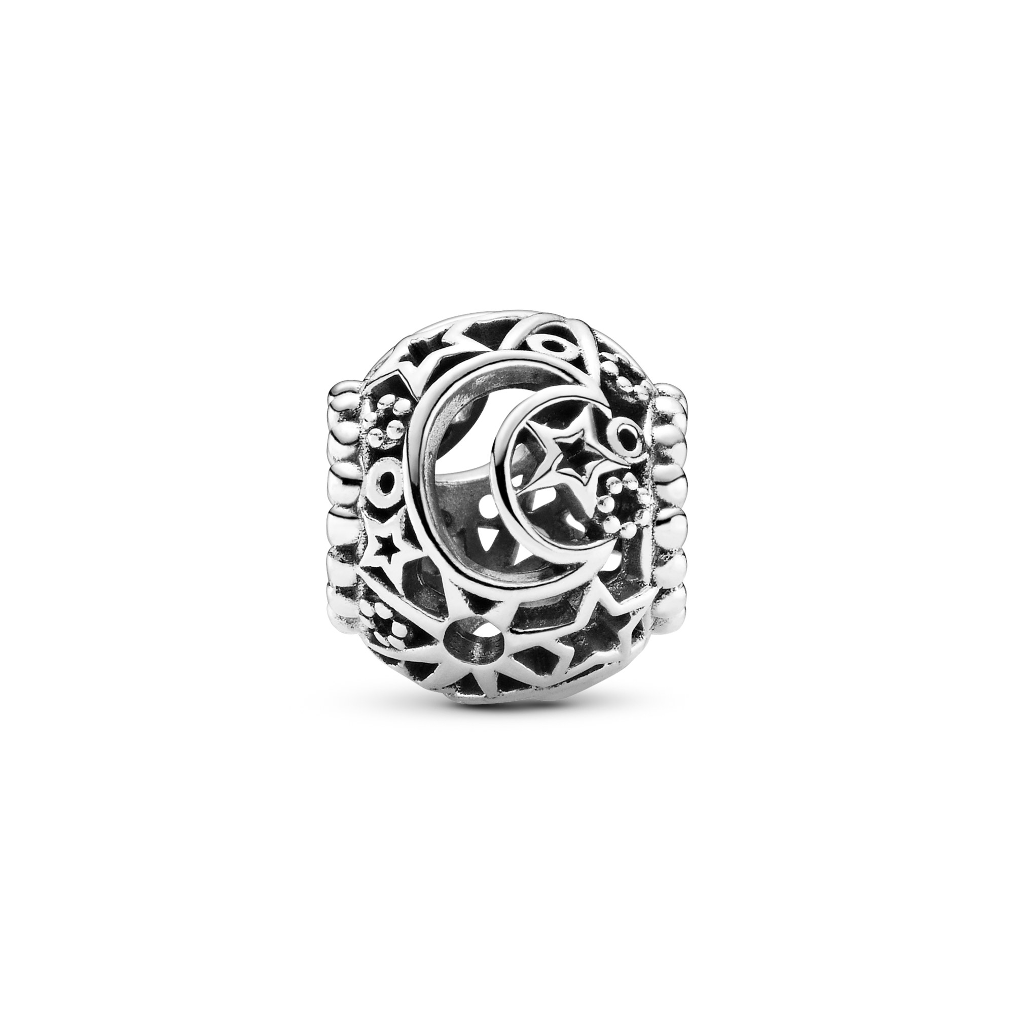 Pandora Passions - Charm - Durchbrochene Sonne - Sterne & Mond - Silber – Ansicht 2