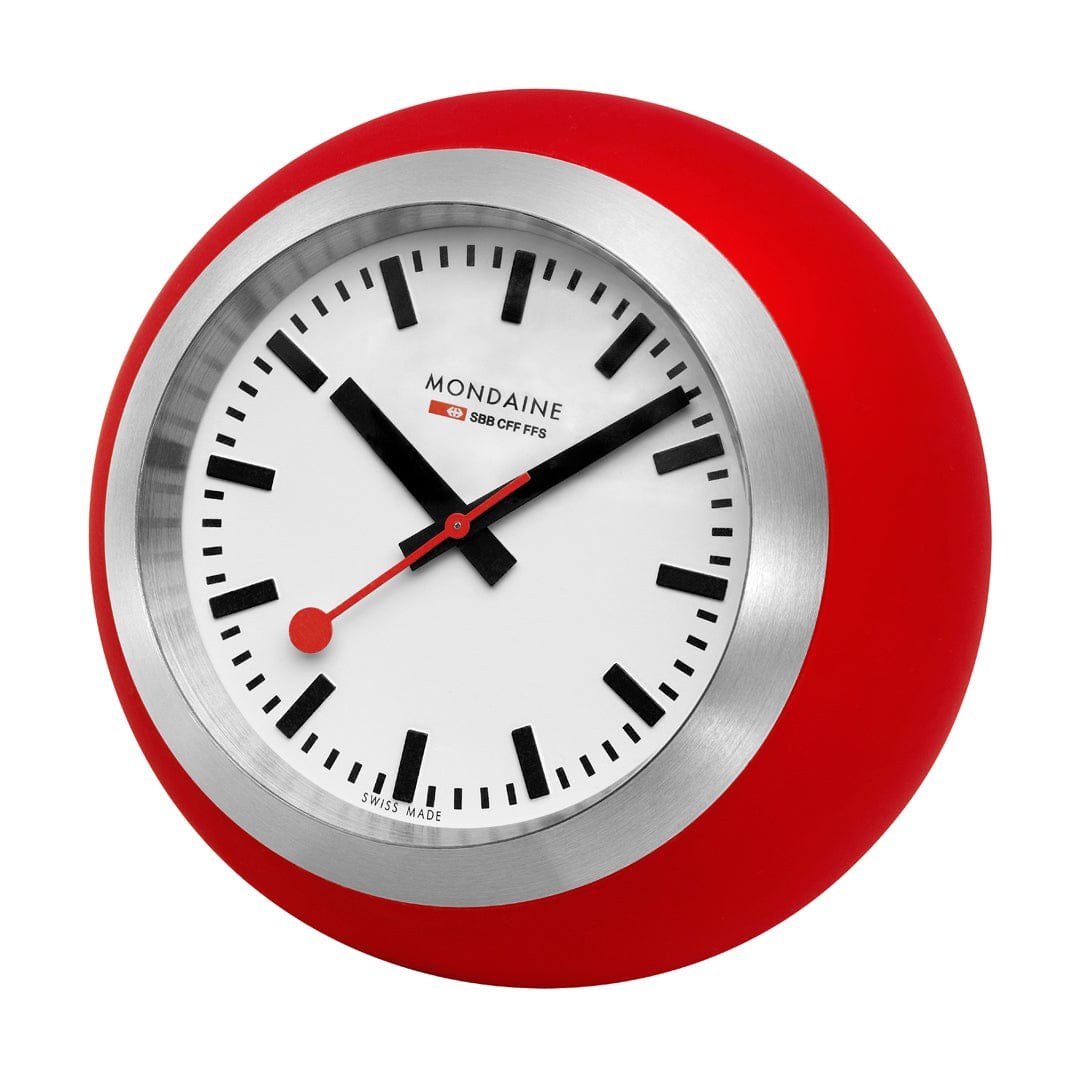 Mondaine Tischuhr Rot - Clocks - 6 cm – Ansicht 4