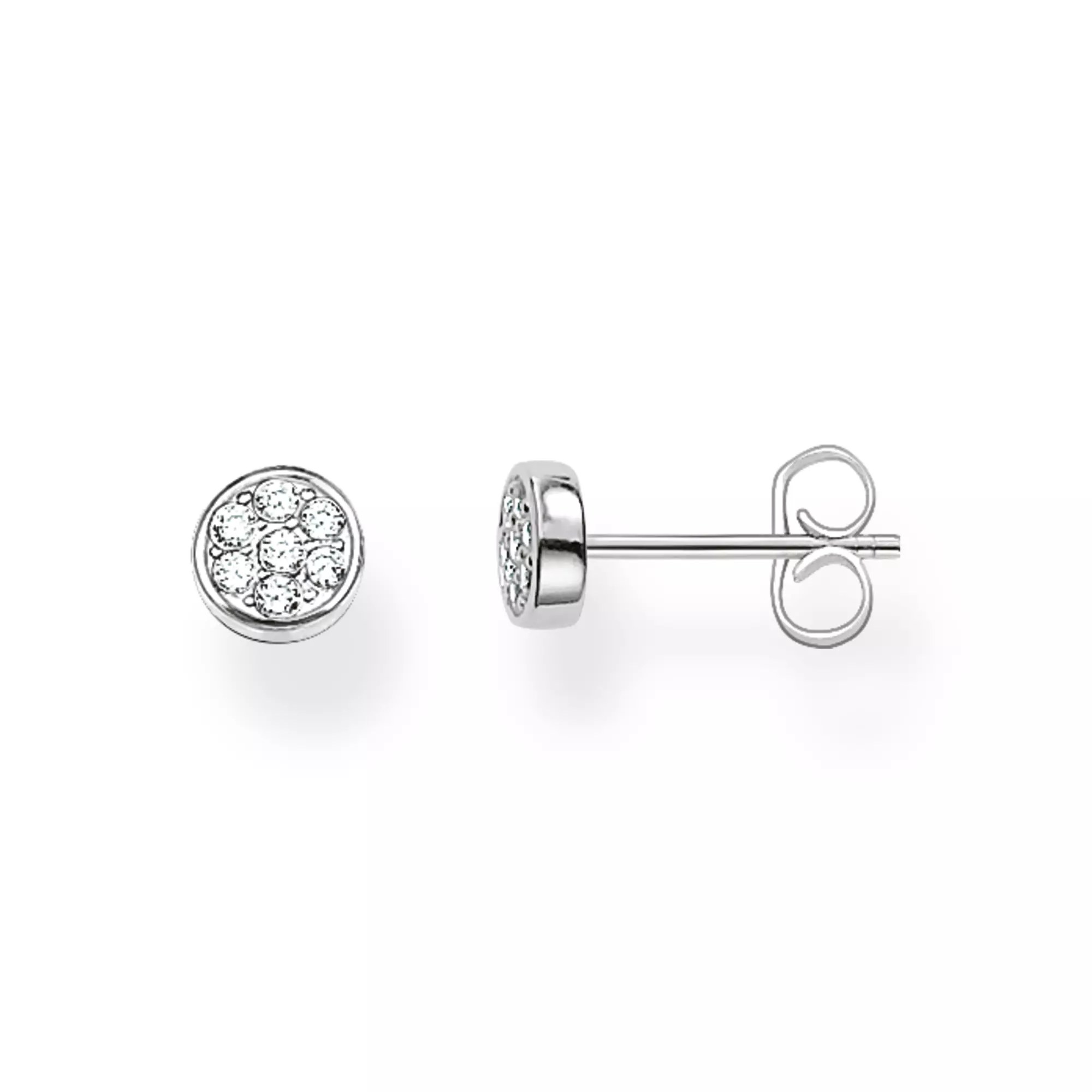 Thomas Sabo Ohrstecker Sparkling Circles – Silber – Zirkonia