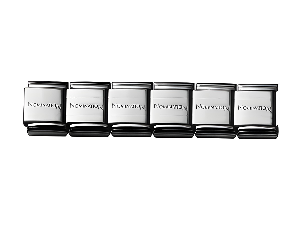 BIG Armband von Nomination mit 18 Elementen aus Edelstahl in Silber, elegantes Design, ideal für individuelle Gestaltung und als modisches Accessoire.