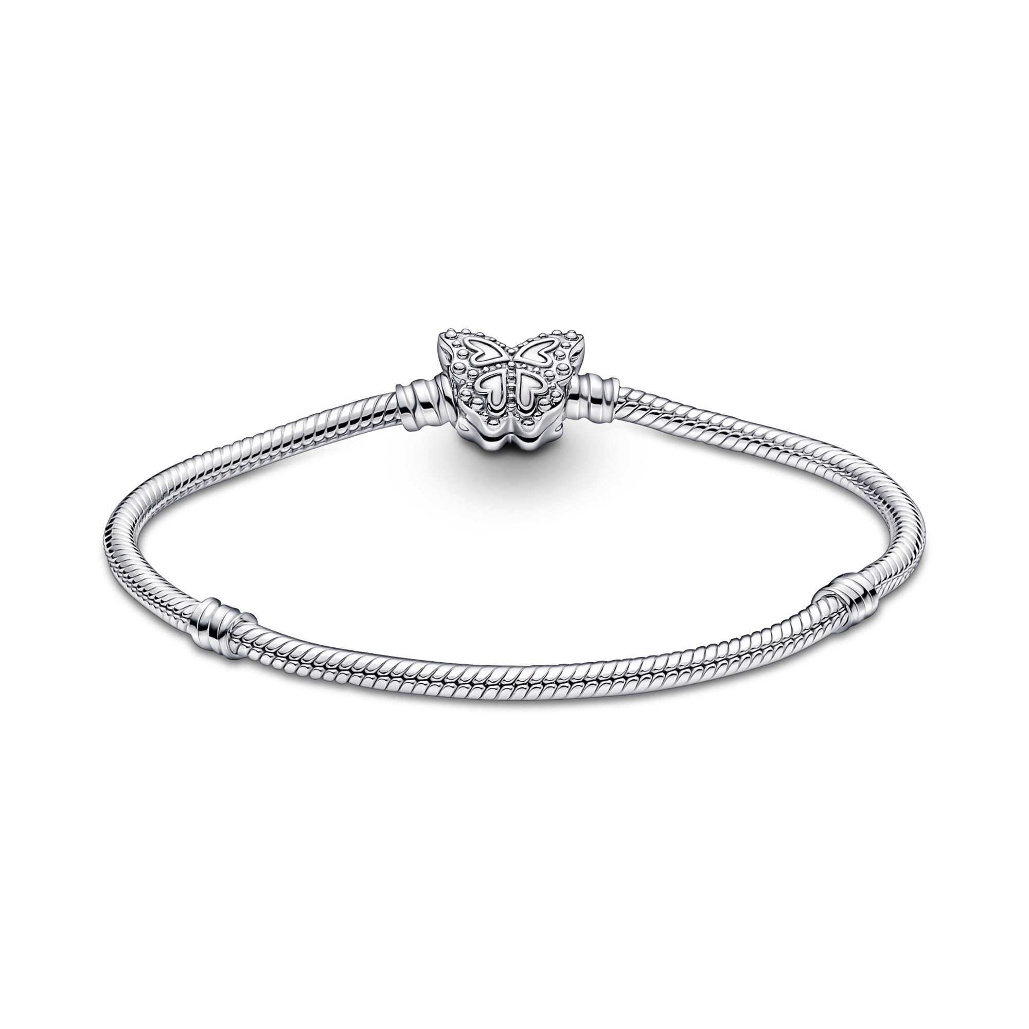Pandora Armband - Schmetterlingsverschluss - Silber - Zirkonia – Ansicht 2