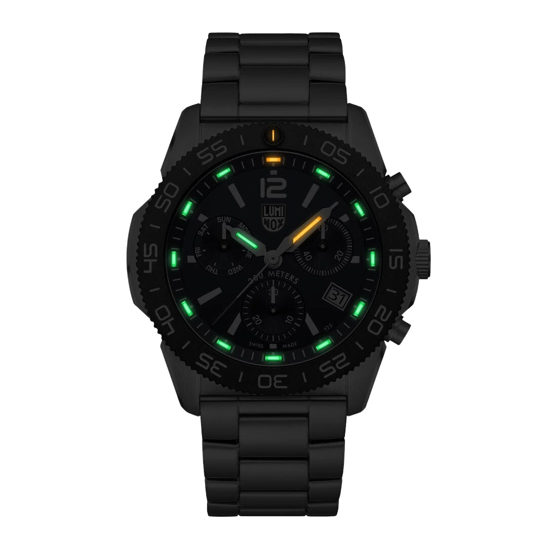 Luminox Uhr PACIFIC DIVER CHRONO 3140 SERIES - 44 mm - Ziffernblatt Blau – Ansicht 2