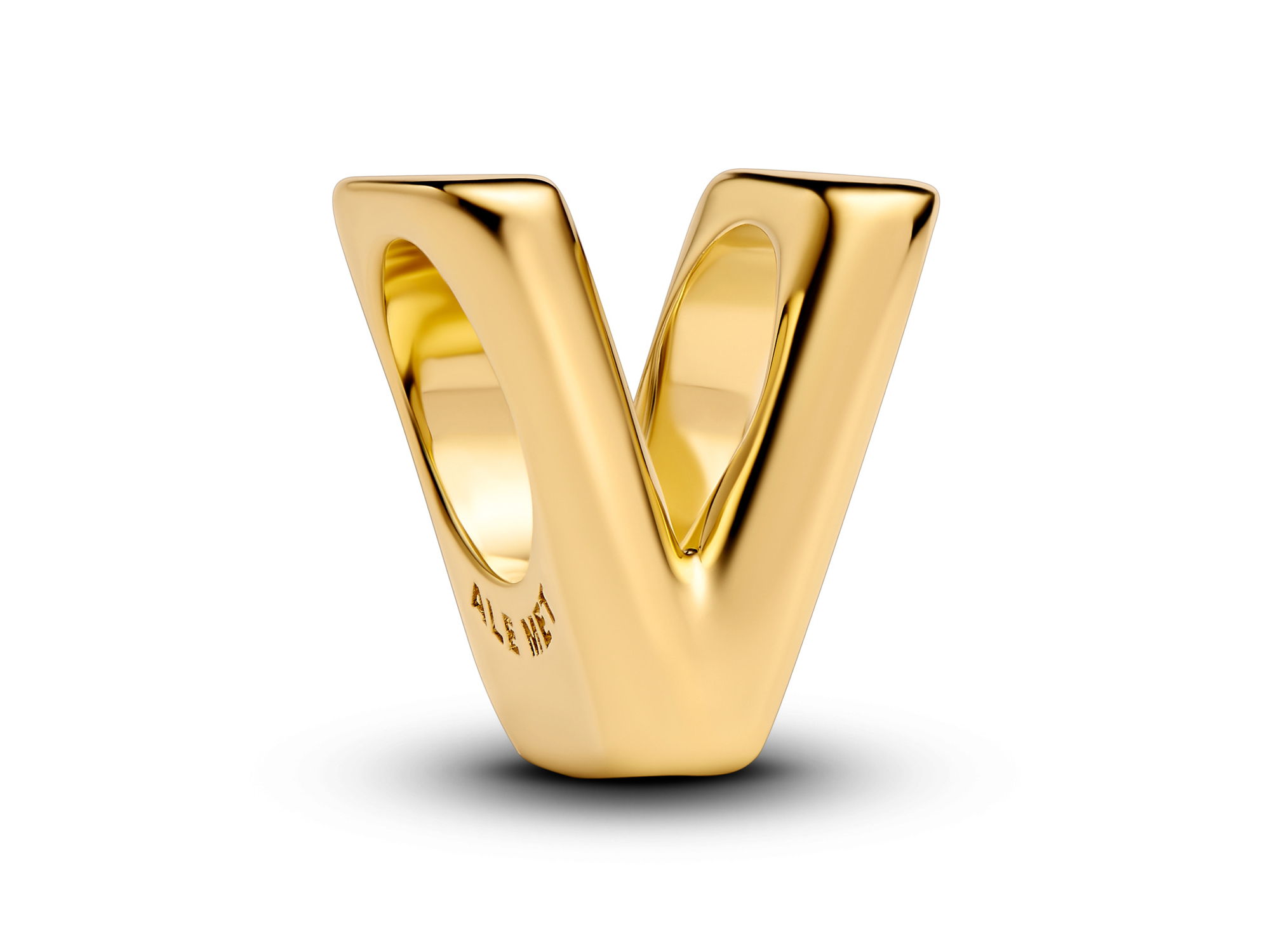 Pandora 763968C00 Buchstabe V - Alphabet - Gelbgold Vergoldung