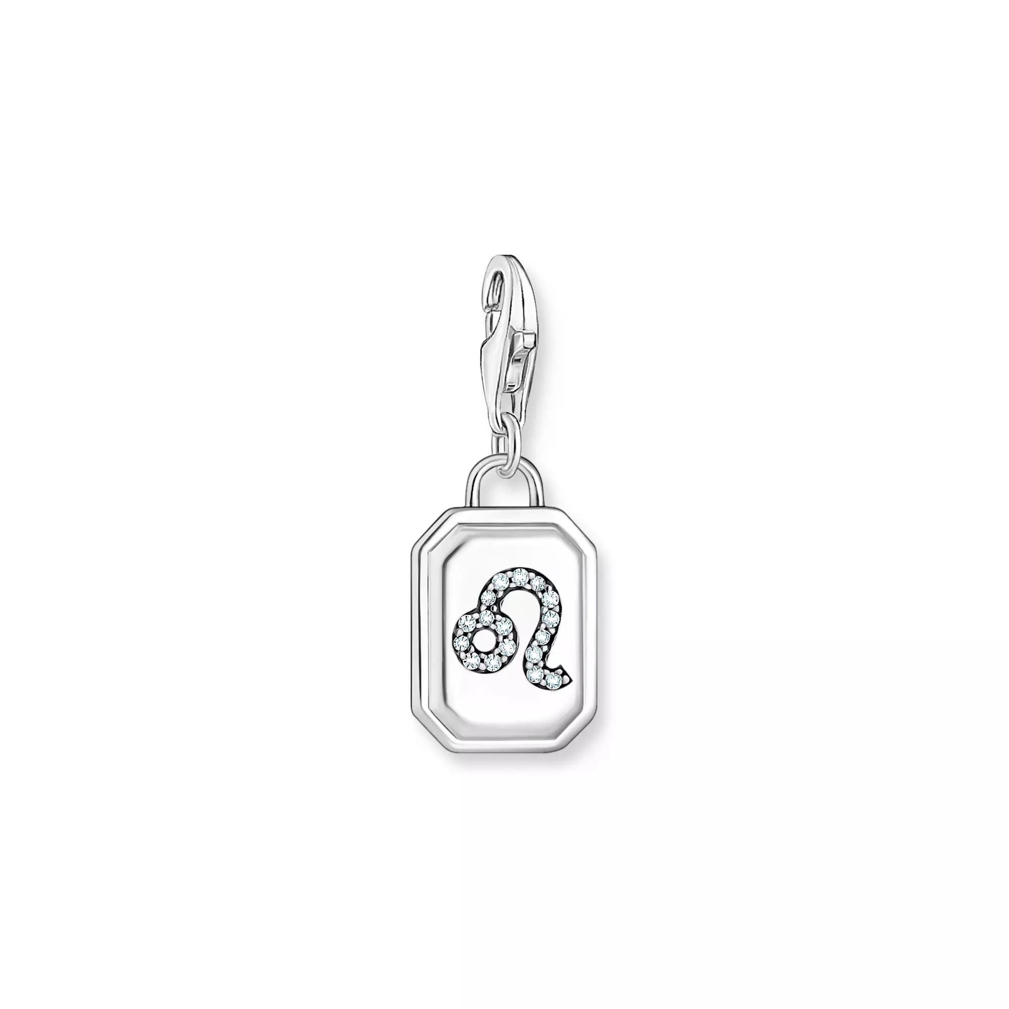 Thomas Sabo Charm-Anhänger - Sternzeichen Löwe - Silber gesch. & Zirkonia