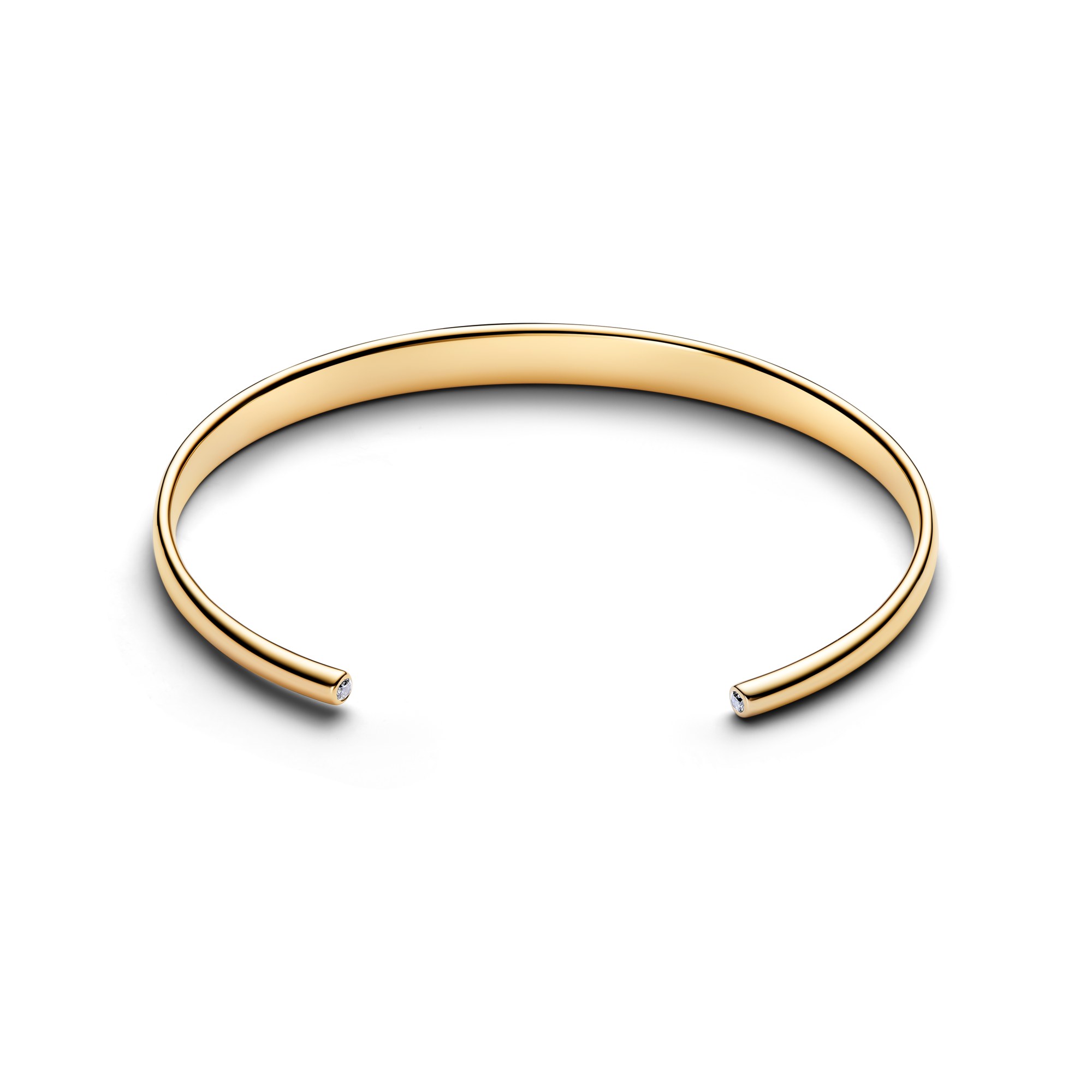 Pandora Offener Armreif - Gelbgold Vergoldung - Zirkonia – Ansicht 2
