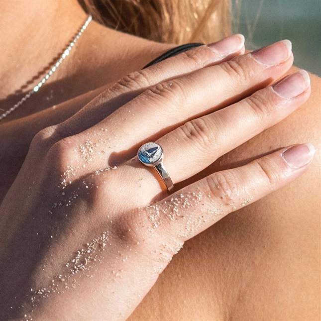 DUR Strandring Ahoi - Sterling Silber – Ansicht 2