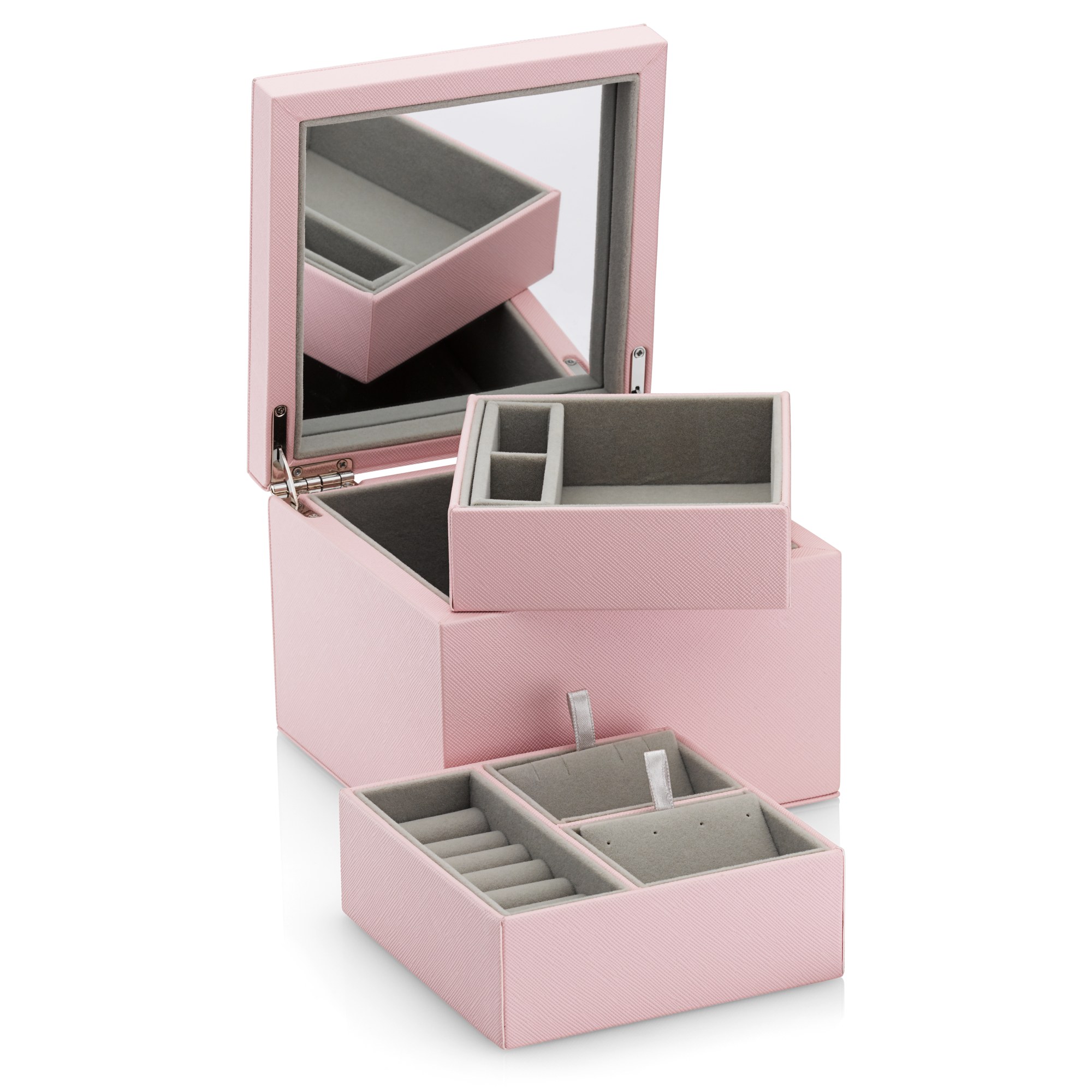 Pandora Schmuckbox - rosa - 9,5 cm - klein – Ansicht 4