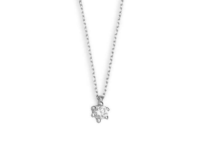 Xenox Weißgold Kette XG4003/42 mit einer Ankerkette aus 375 Weißgold und schickem Anhänger, ideal für elegante Anlässe. Perfekte Kombination aus Stil und Qualität.