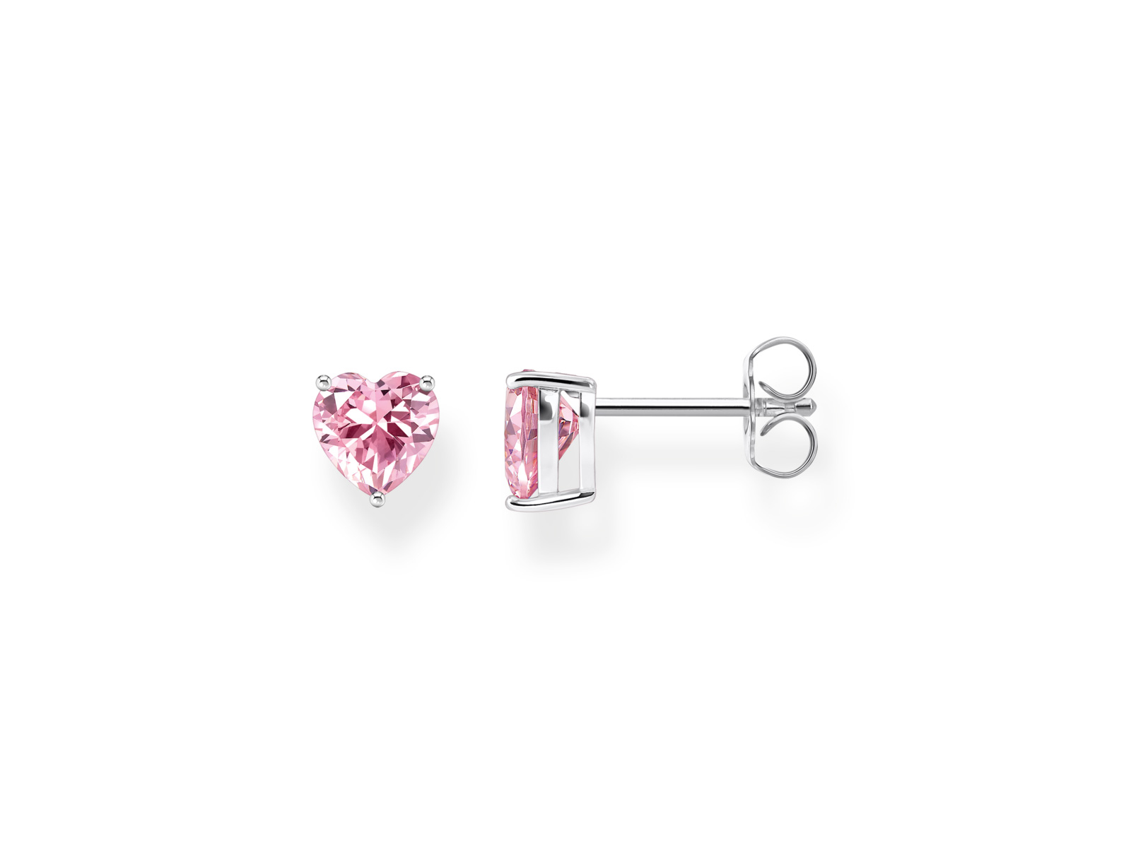Thomas Sabo H2306-051-9 LOVE & HEARTS Ohrstecker - pink - Silber + Zirkonia - pink Die Thomas Sabo LOVE & HEARTS Ohrstecker in pinke Farbe sind aus Silber mit funkelndem Zirkonia. Sie haben eine herzförmige Form und bieten eine elegante, romantische Ausstrahlung.