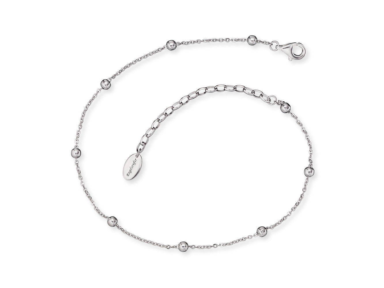 Engelsrufer ERF-LILMOON MOON Fußkettchen Moonlight - Silber rhod. 22 cm Engelsrufer ERF-LILMOON MOON Fußkettchen Moonlight in Silber rhodiniert, 22 cm lang, mit kleinen Kugeln und einem Verschluss, elegantes Schmuckstück für stilvolle Akzente.