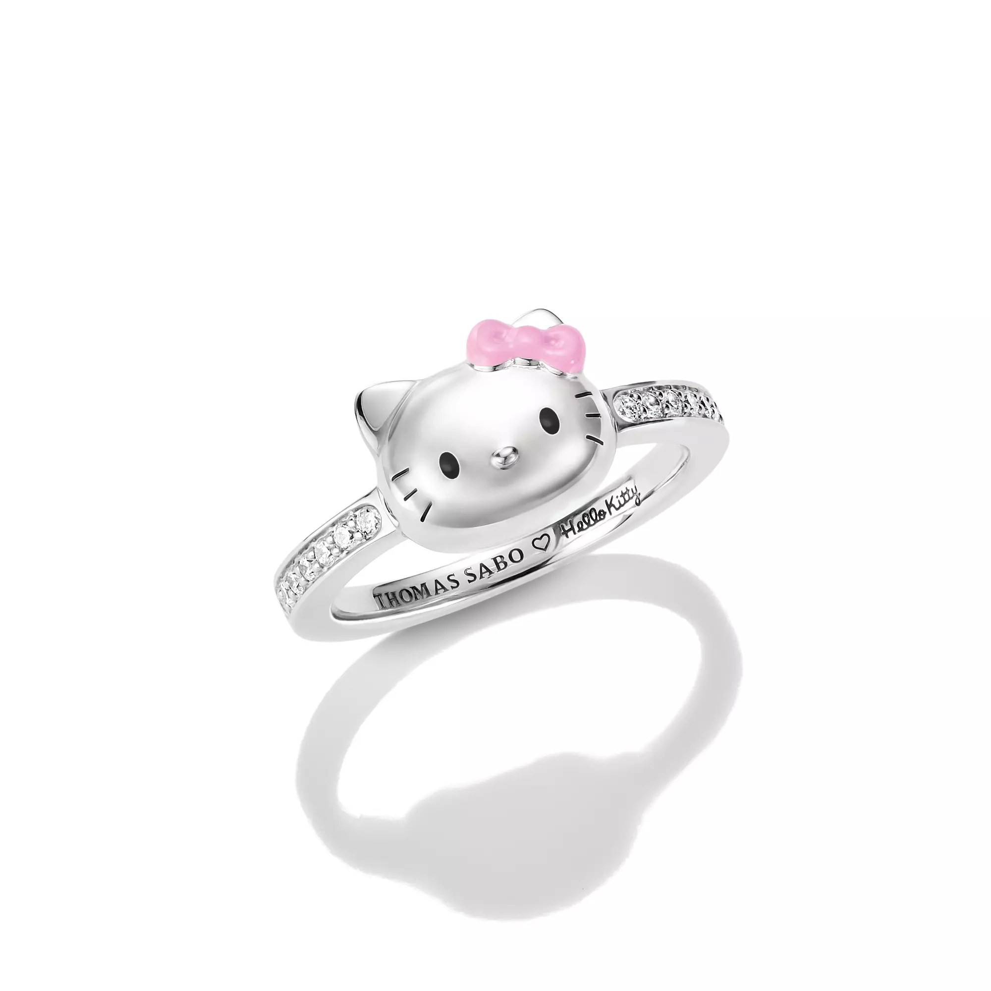 Thomas Sabo Hello Kitty - Ring - versilbert & Emaille – Ansicht 2