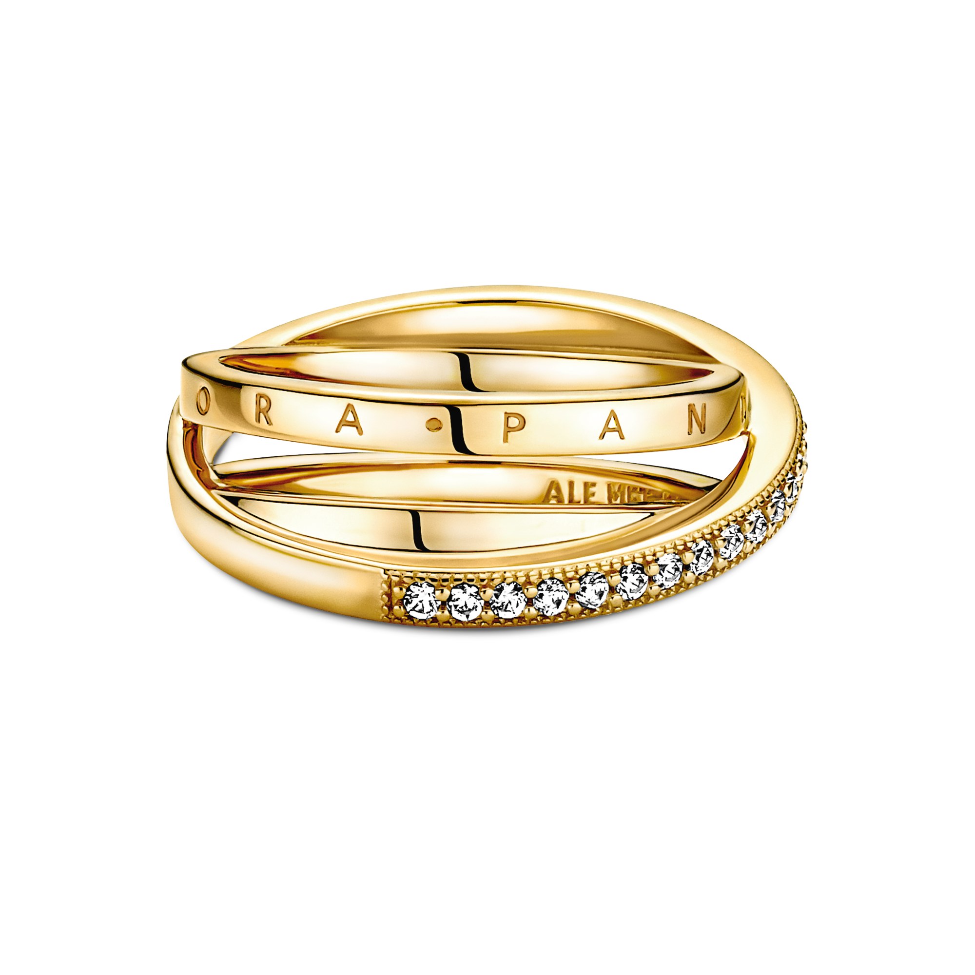 Pandora 169057C01 Ring - Gelbgold Verg. - Zirkonia – Ansicht 3