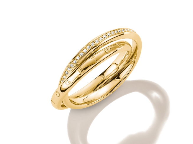Thomas Sabo Together - TR2548-M01-14-60 - Ring Gr. 60 - 18K Gelbgold-Vergoldung