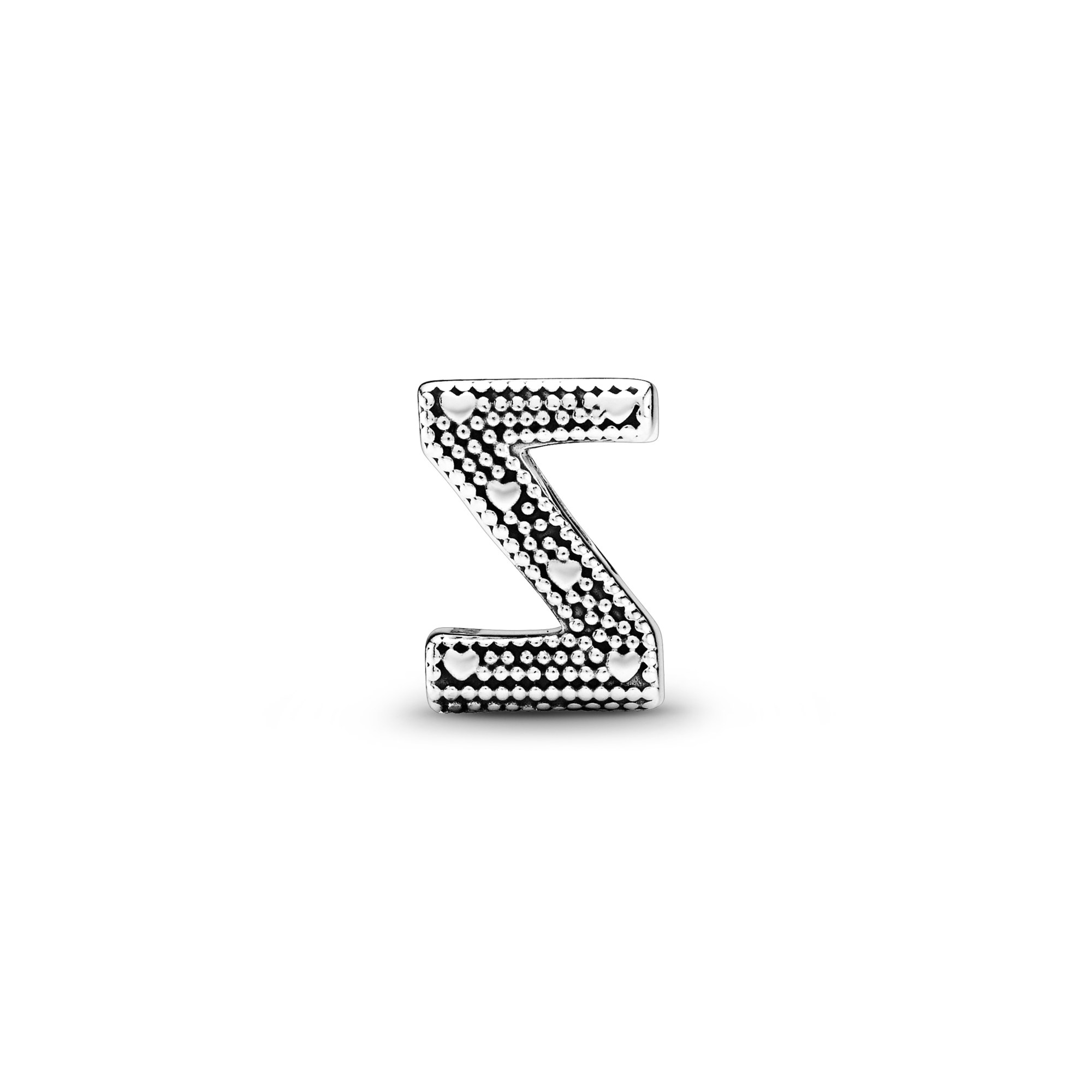 PANDORA Charm - Buchstabe Z - Letter Z - 925 Sterling Silber – Ansicht 3