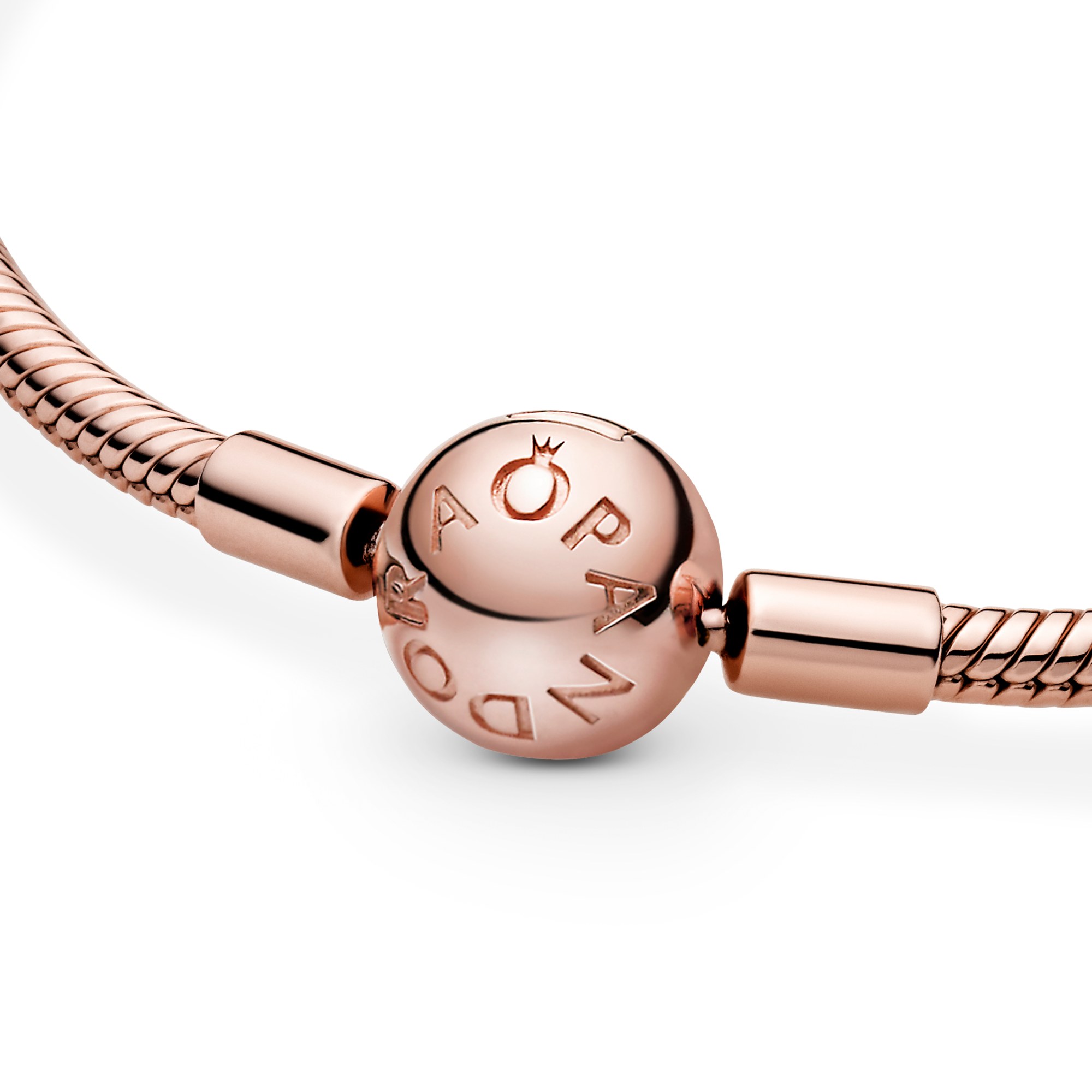 PANDORA Armband mit Kugelverschluss, glatt PANDORA Rose – Ansicht 3