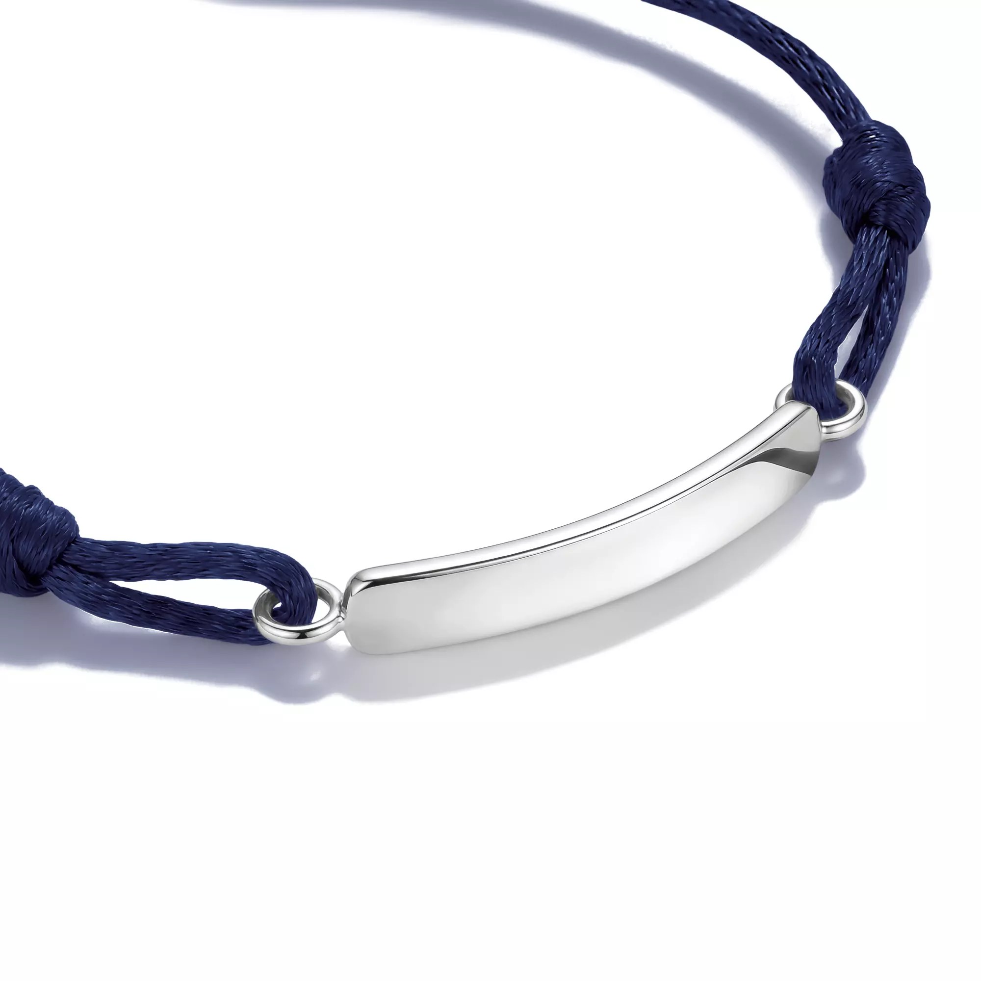 Thomas Sabo Together - Gravur-Armband - 24 cm - Sterling Silber recy. - dunkelblau – Ansicht 2