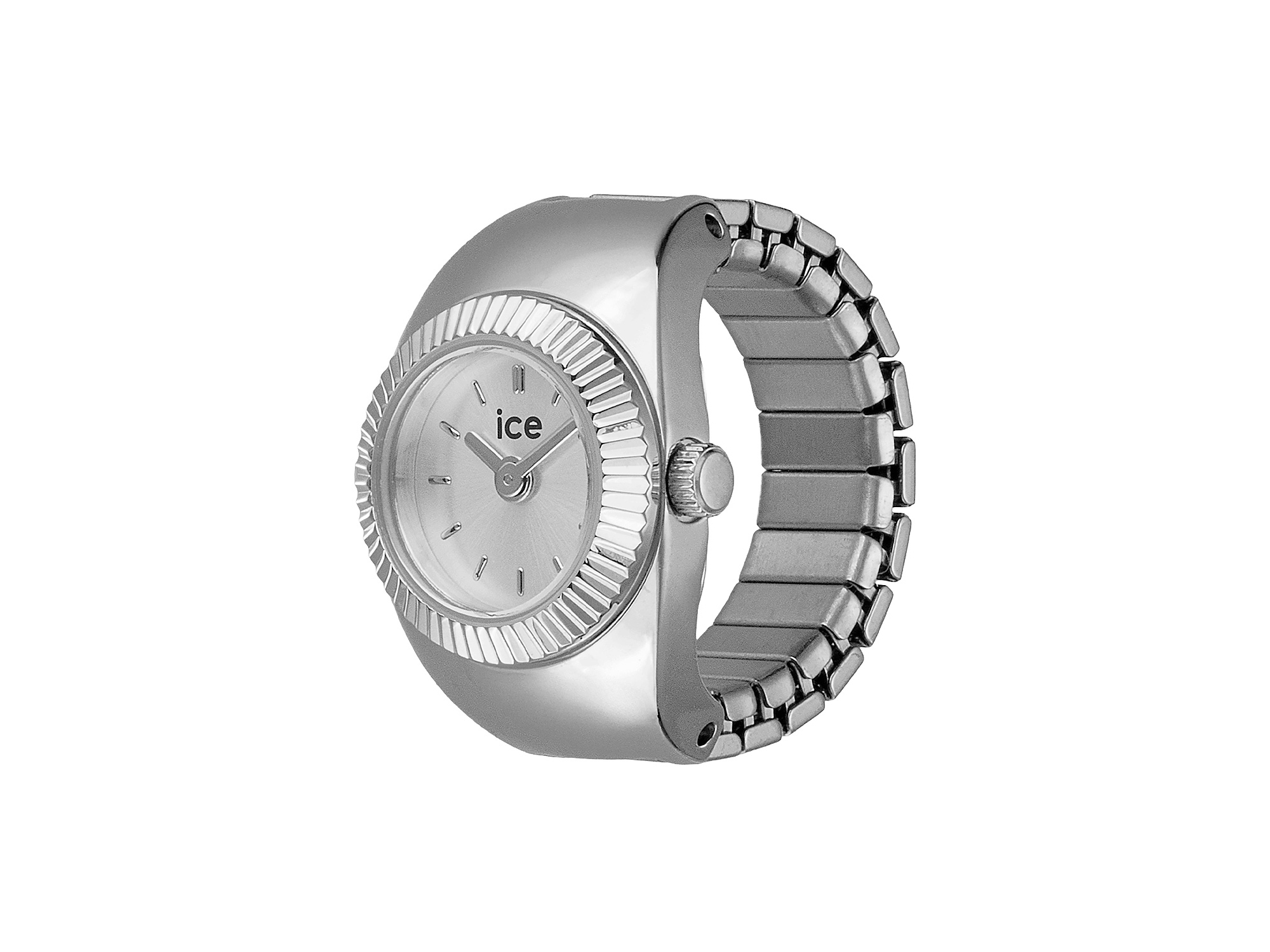 ICE Watch RINGUHR 025514 - Chouchou Silber - ca. Gr. 52-56 - Zifferblatt Silber