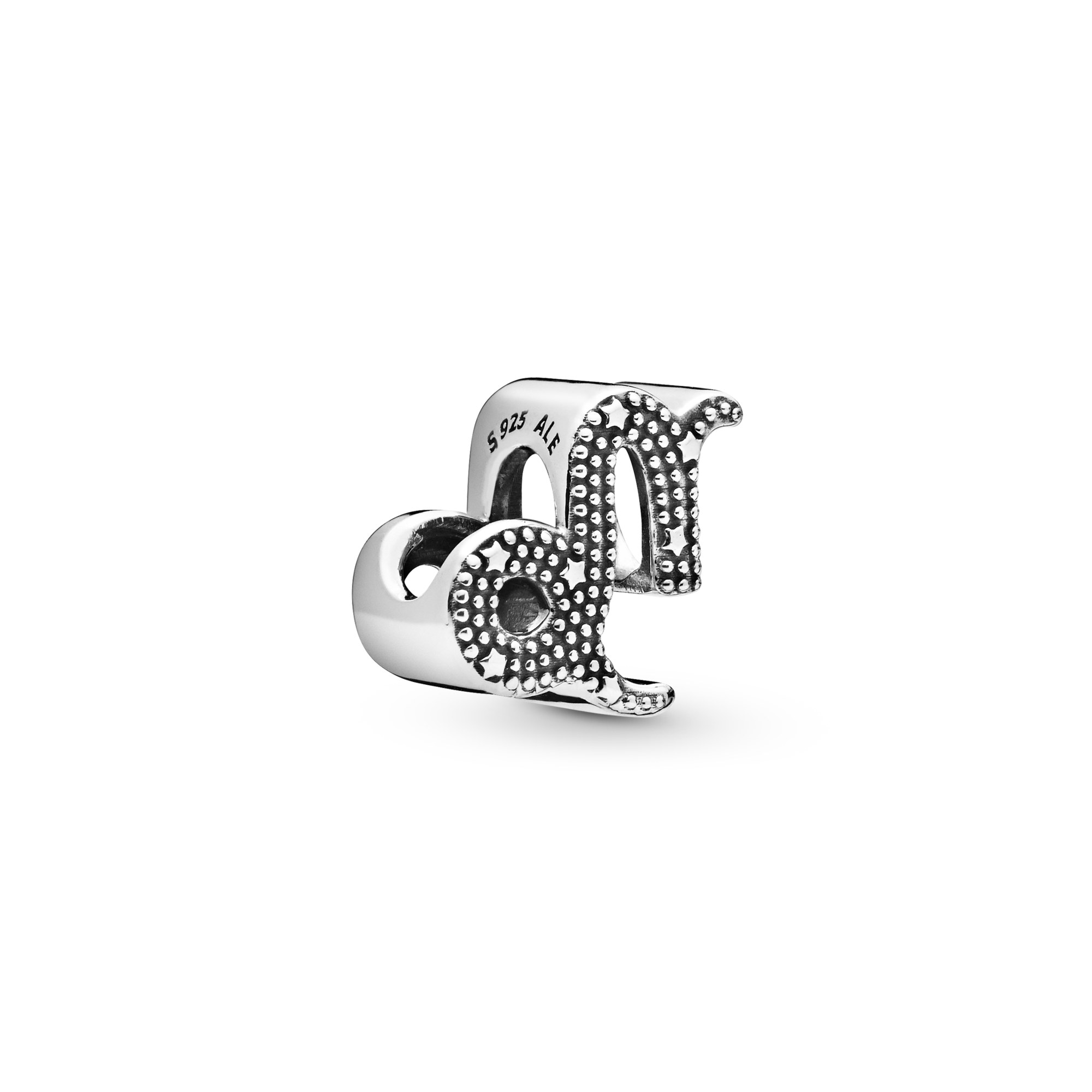 Pandora Sternzeichen - Capricorn - Steinbock Sterling Silber Charm + Zirkonia – Ansicht 2