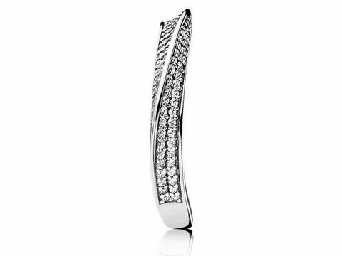 PANDORA - 197136CZ-52 - Elegant Waves - Elegante Welle - Ring - Gr. 52
