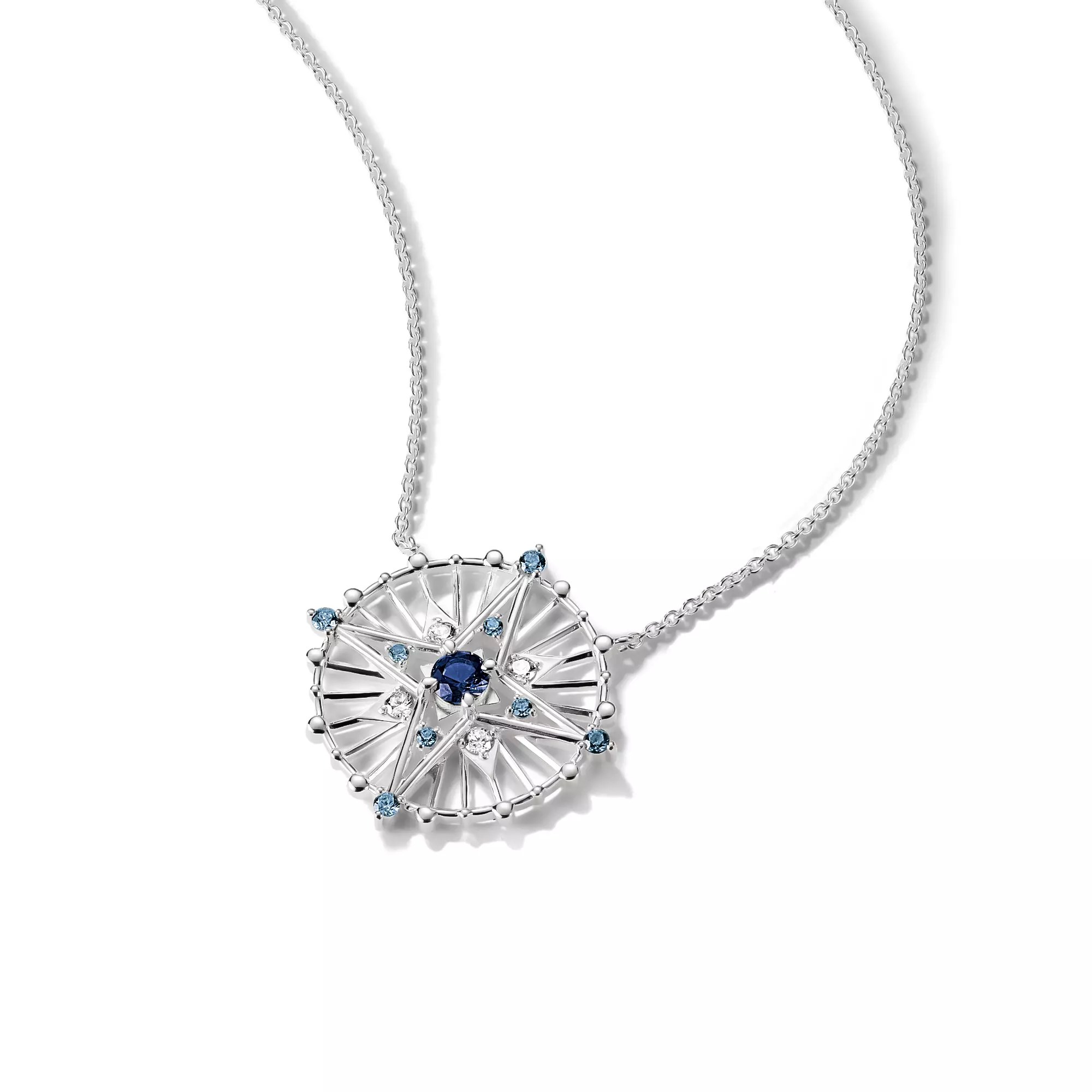 Thomas Sabo Midnight Sky - Kette - 925 Sterling Silber - Zirkonia - Nanokristall blau - 45 cm – Ansicht 2