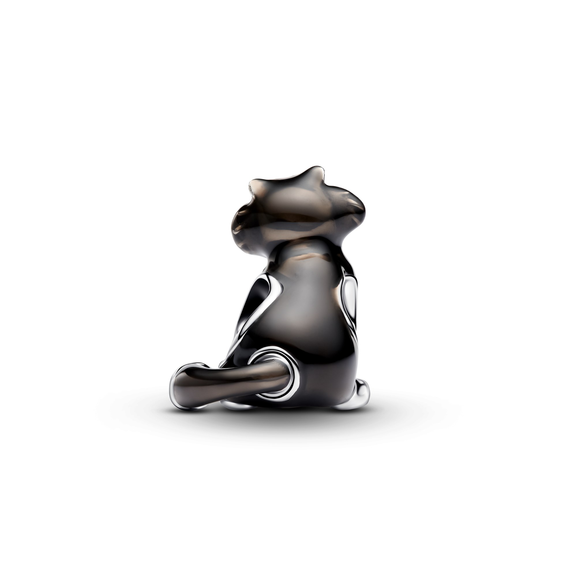 Pandora Disney Villains Lucifer Charm - Sterling Silber - Emaille Schwarz – Ansicht 2