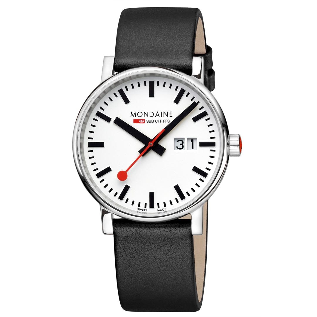 Mondaine Uhr MSE.40210.LBV evo2 - Edelstahl poliert - 40 mm – Ansicht 2