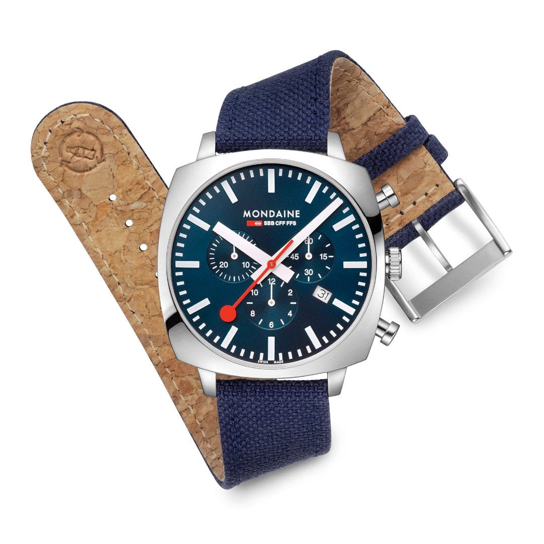 Mondaine Cushion - MSL.41440.LD.SET - 41 mm - Armbanduhr – Ansicht 2