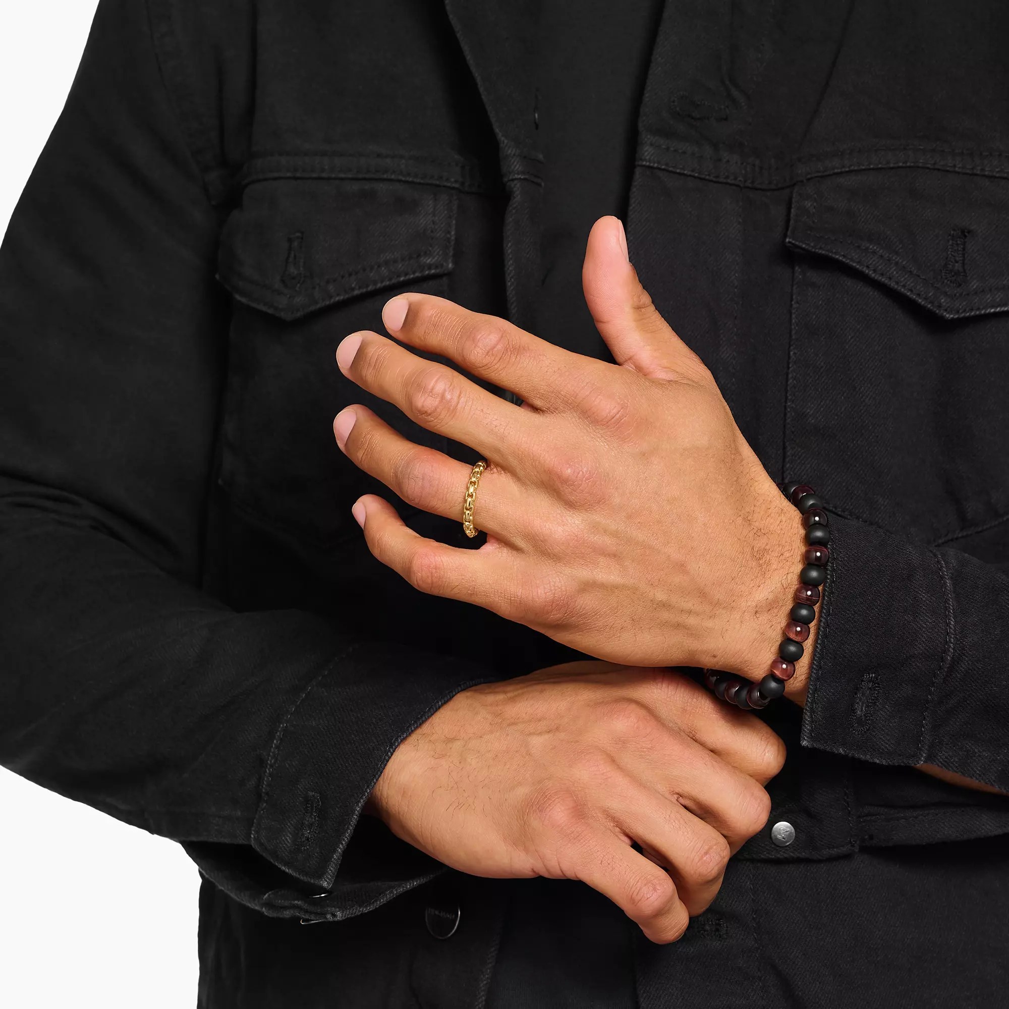 Thomas Sabo Ring - Silber vergoldet - Rebel Basics – Ansicht 4