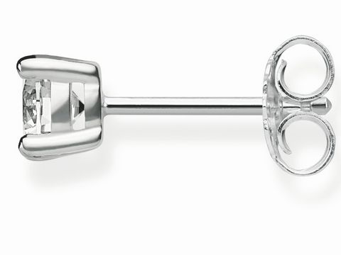 Ohrstecker von Thomas Sabo H1965-051-14 aus Silber mit weißem Zirkonia, elegant und zeitlos, ideal für jeden Anlass, strahlend im Design und hochqualitativ verarbeitet.