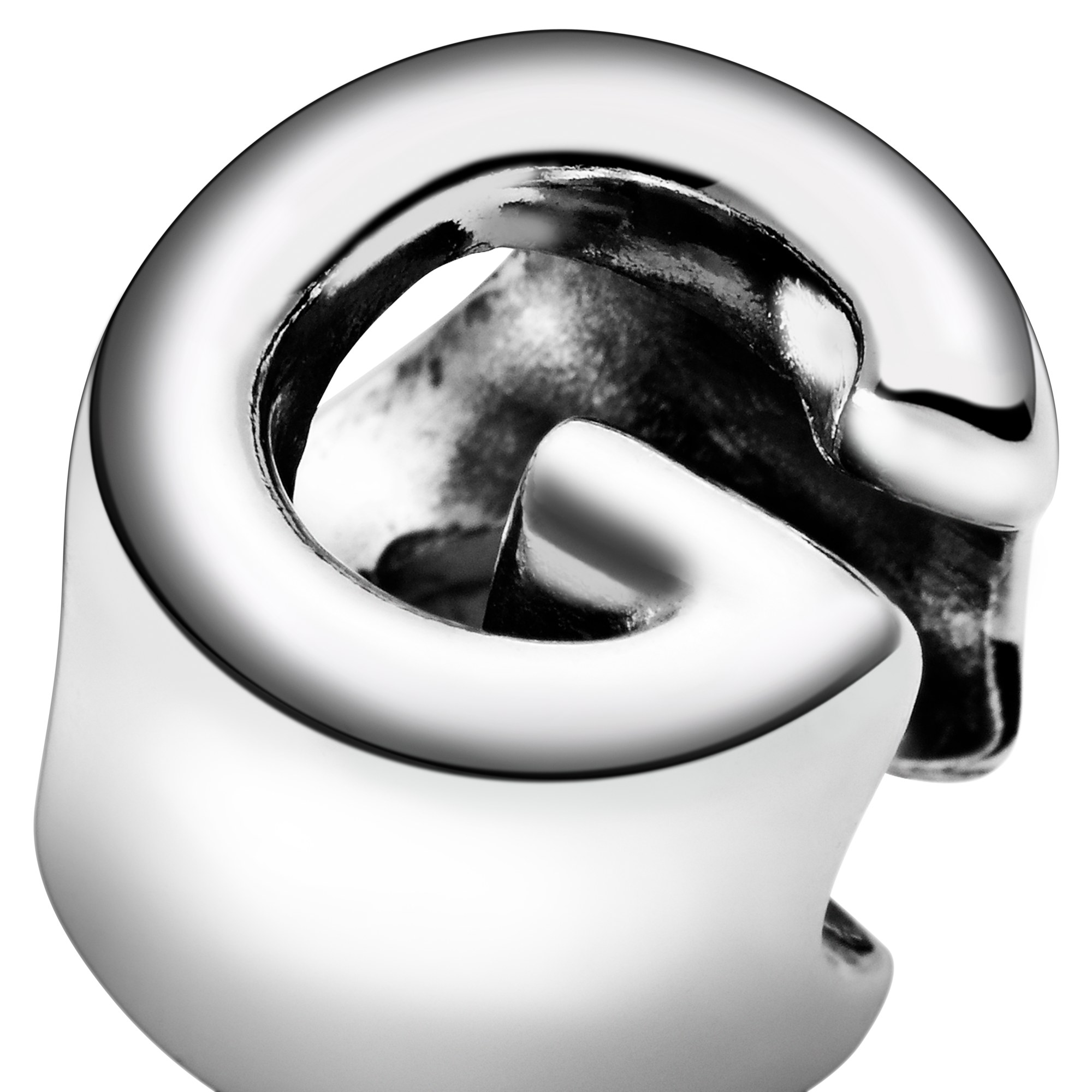 PANDORA Charm - Buchstabe G - Letter G - 925 Sterling Silber – Ansicht 4