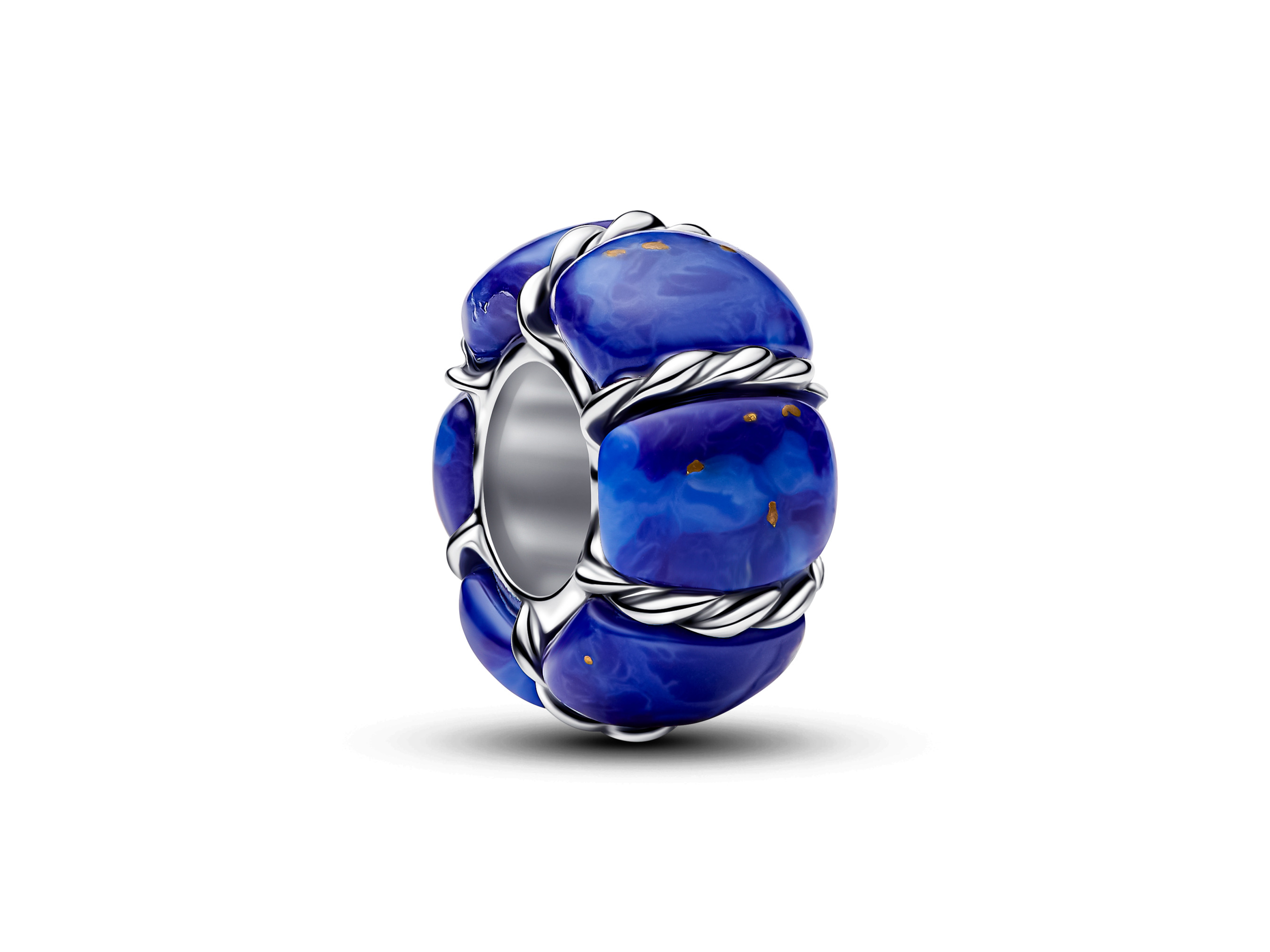 Pandora 794693C01 - Maritime Boje charm - Silber - synth. Lapislazuli - Blau