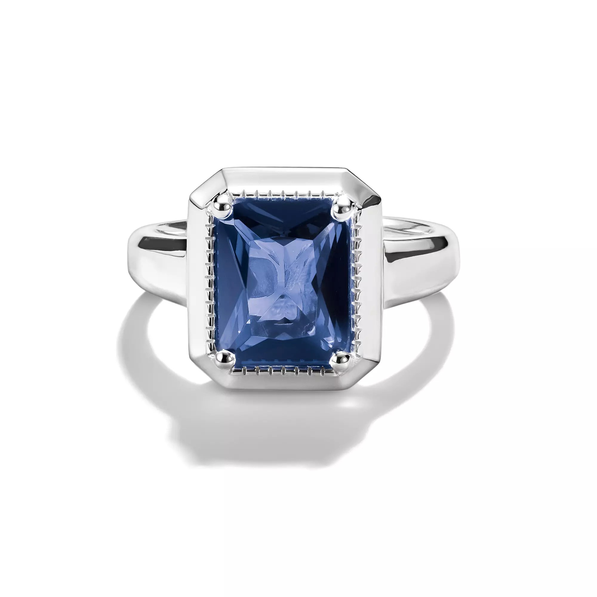 Thomas Sabo ELYNDRA - Ring - Sterling Silber recy. & Nano-Kristall - blau – Ansicht 2