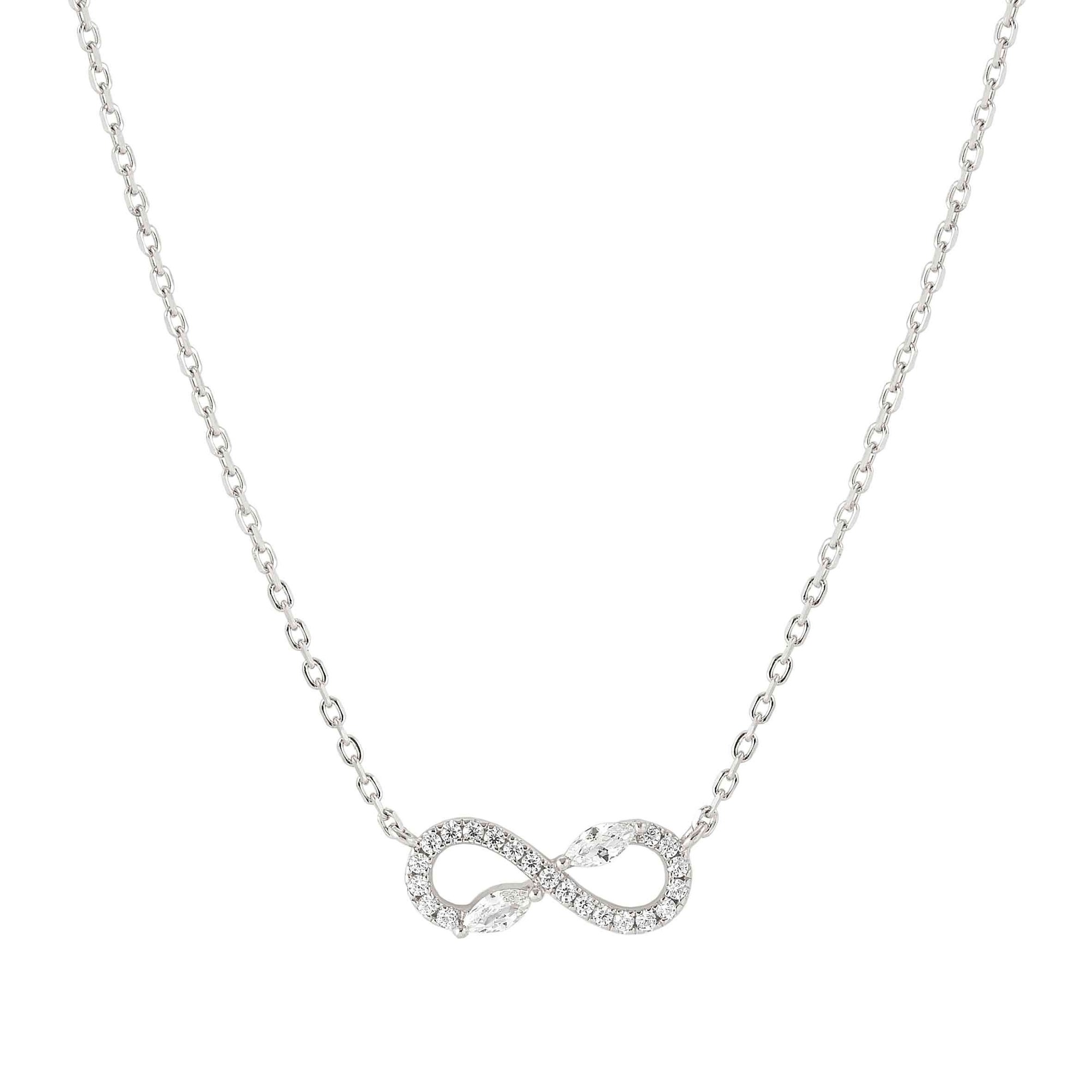 Nomination SHINE ME UP Halskette aus Sterling Silber - Zirkonia - Infinity - Weiß - 44 cm – Ansicht 2