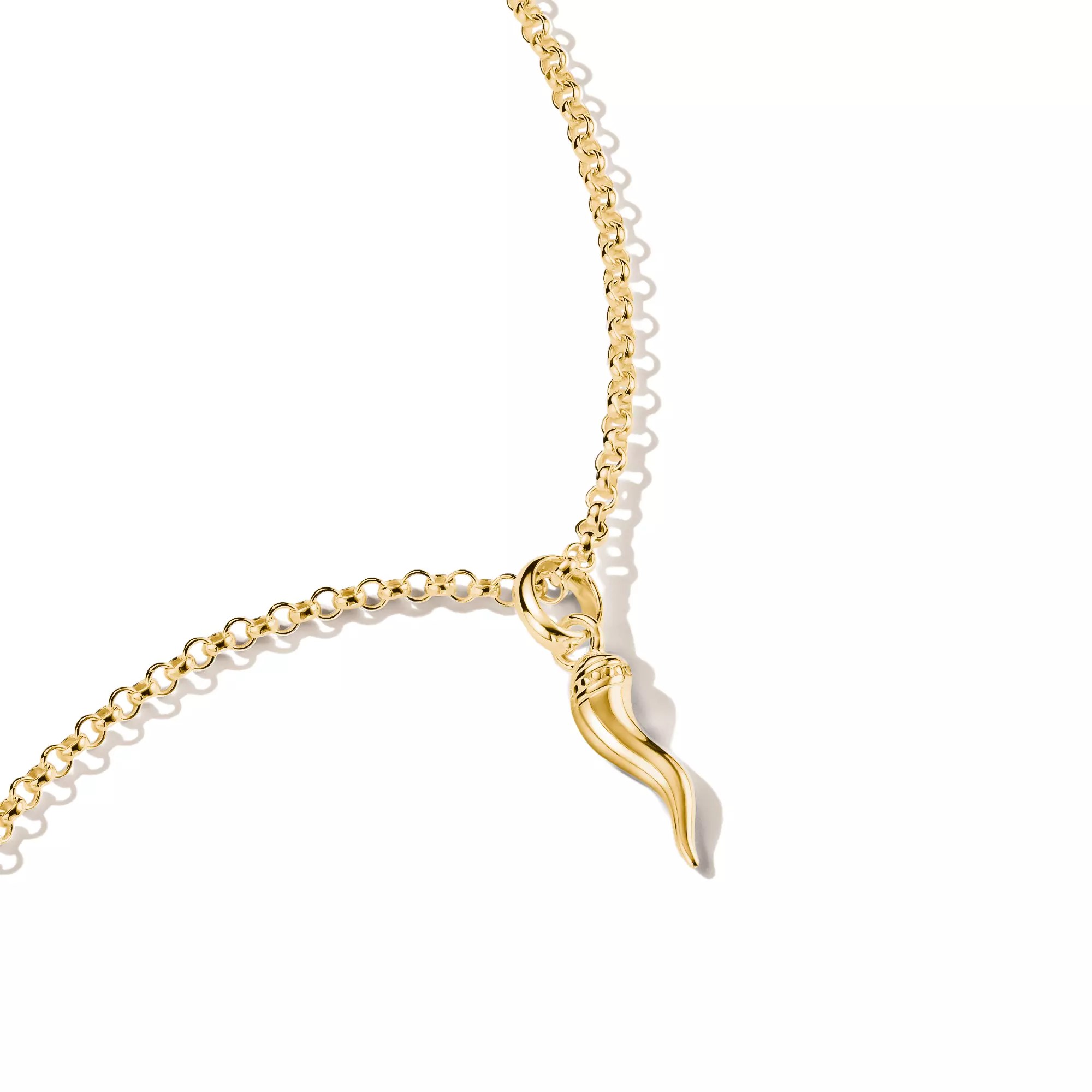 Thomas Sabo Connect - Charm Cornicello - 18k Gelbgold Vergoldung - Charm mit Öse – Ansicht 2