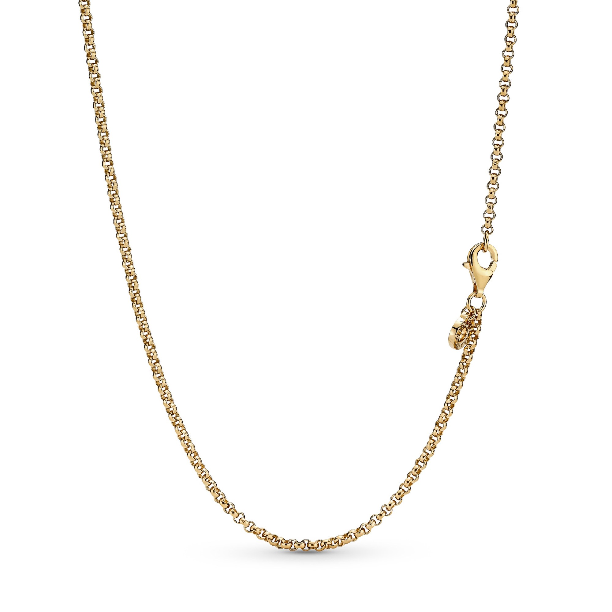 Pandora Rolo Kette Halskette - Gelbgold Verg. - 60 cm Ansicht 2 – Ansicht 2