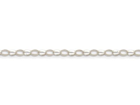 Elegant glänzende Charms Carrier Kette aus Silber mit einer Länge von 70 cm, ideal zum Befestigen von Anhängern, Hersteller Thomas Sabo, schlichtes Design ohne Anhänger.