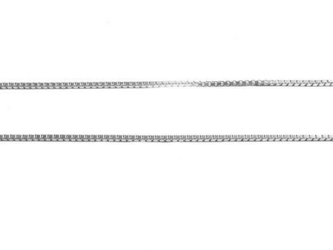 Silber Kette Venezianer 60 cm Länge, 1,2 mm, vom Hersteller Juwelier Harnisch, geeignet für Anhänger bis 1,9 mm, glänzendes, feines Design, ideal für elegante Outfits.
