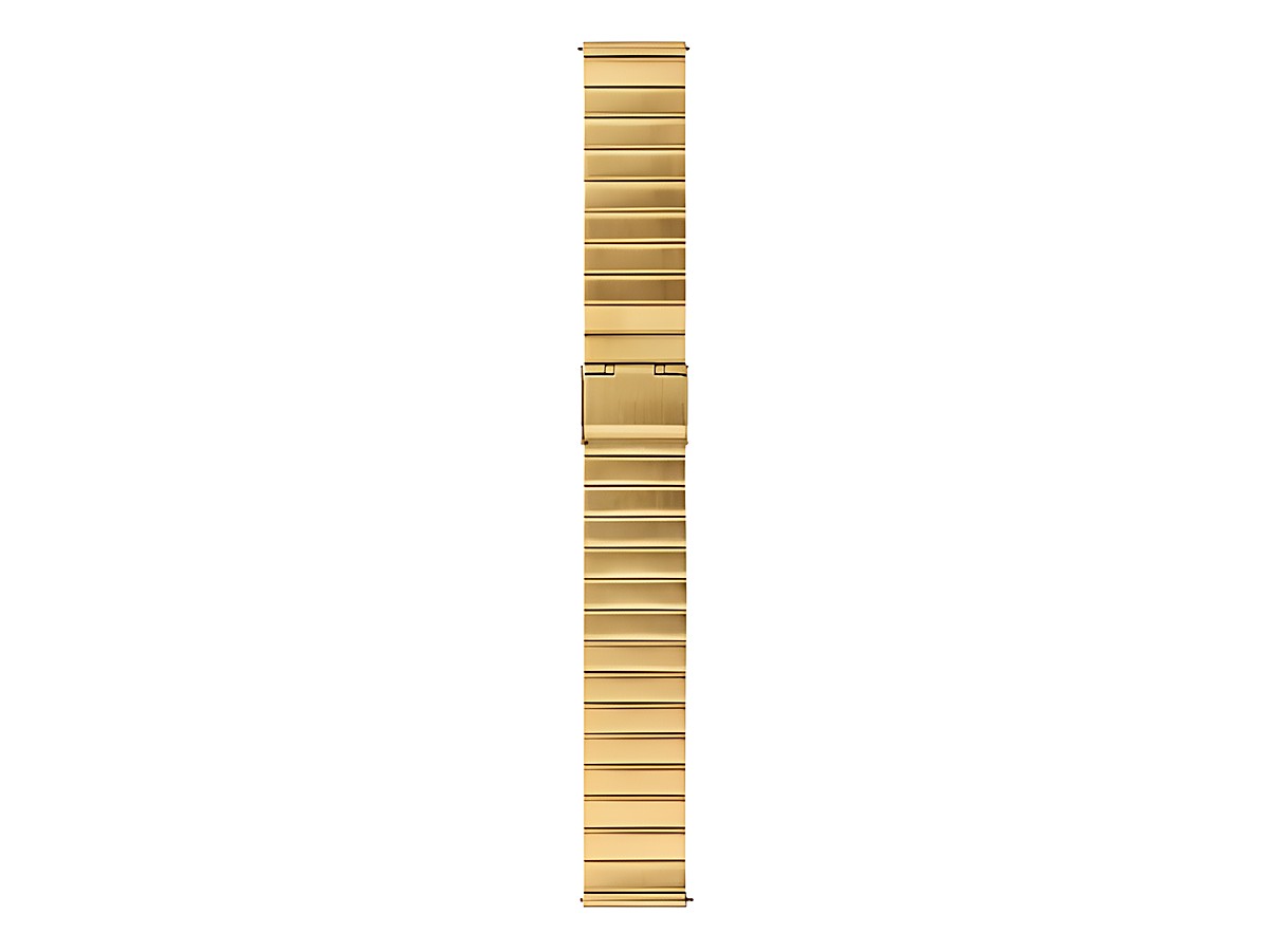 Metallarmband von Mondaine FMM.22620.IPG.M.K aus gelb vergoldetem Edelstahl, Breite 20 mm, elegantes Design für Ersatz Uhrenarmbänder.