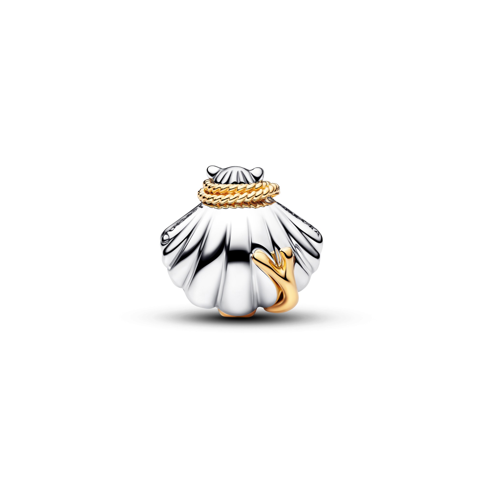 Pandora Disney Prinzessinnen Arielle Muschel - Diamant Lab-Grown - Gelbgold Vergoldung – Ansicht 2
