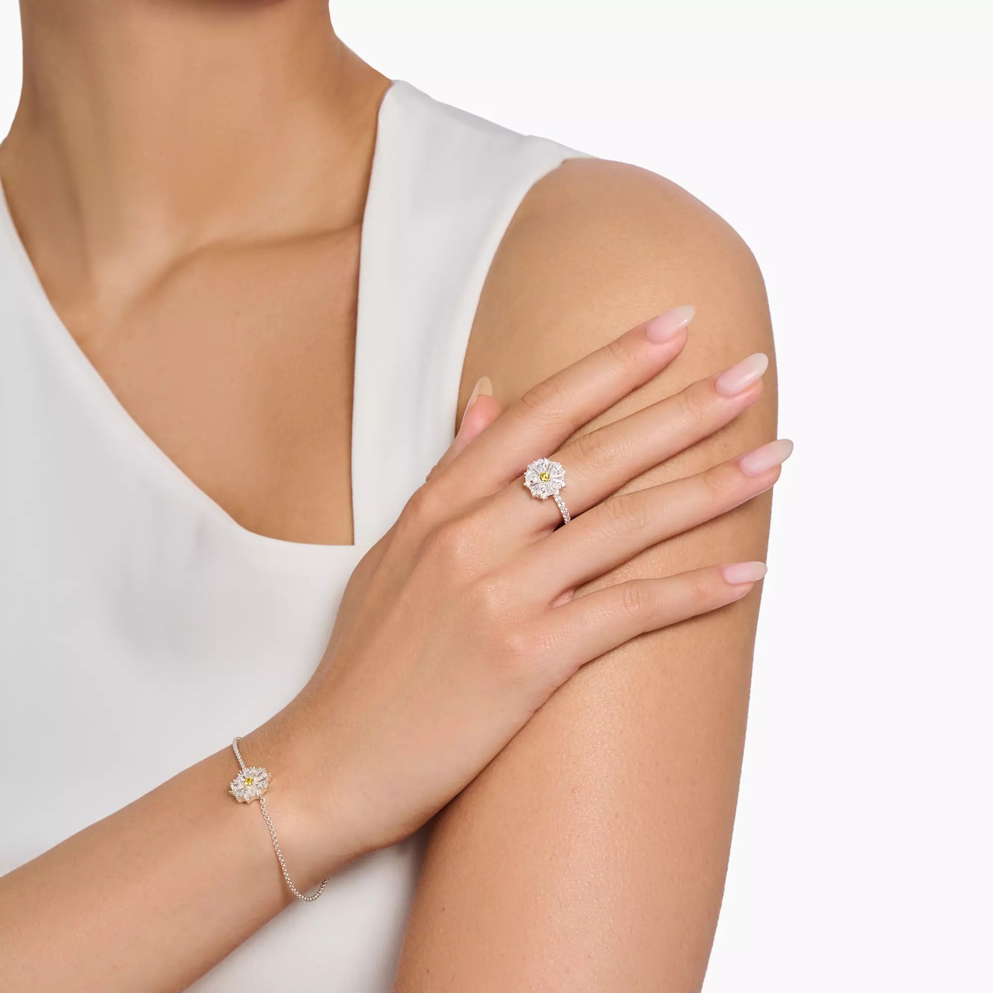 Thomas Sabo Ring - Blume GELB - Blooming Skies – Ansicht 2