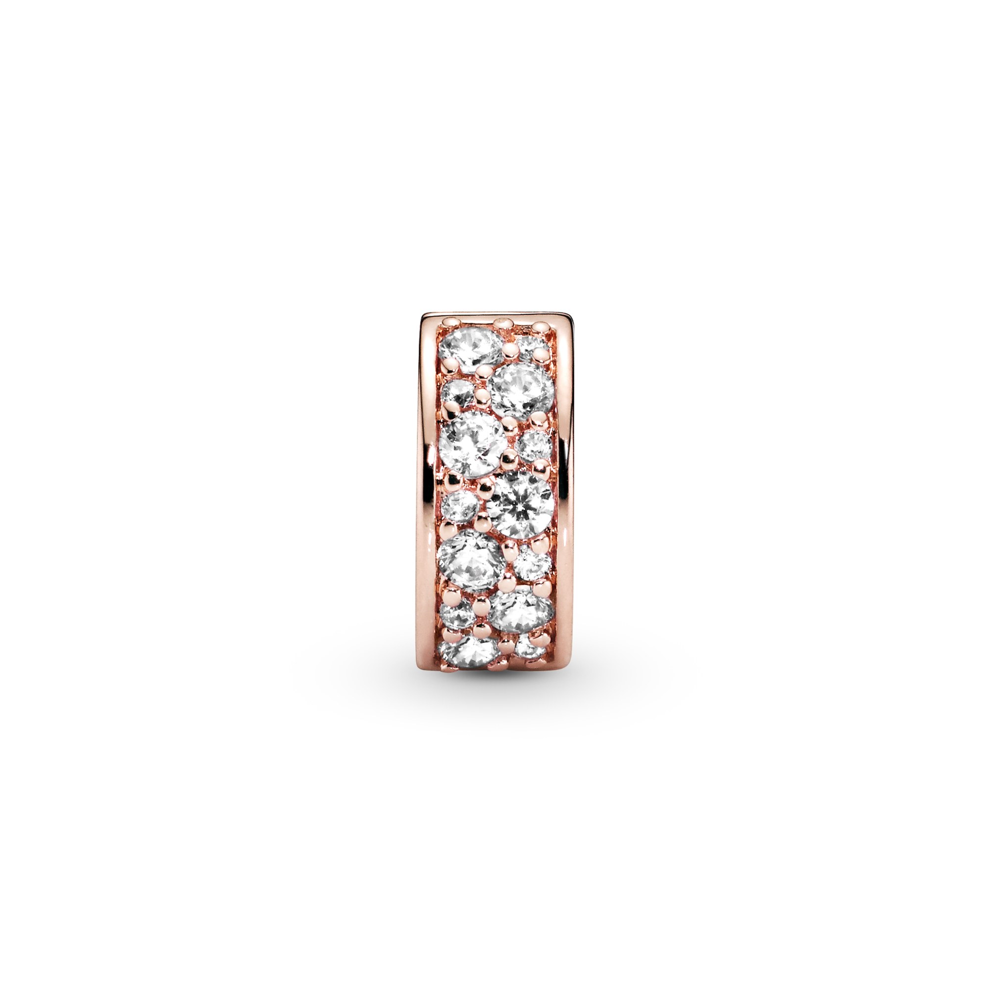 PANDORA Pavé-Glanz - Clip Charm - PANDORA Rose – Ansicht 3