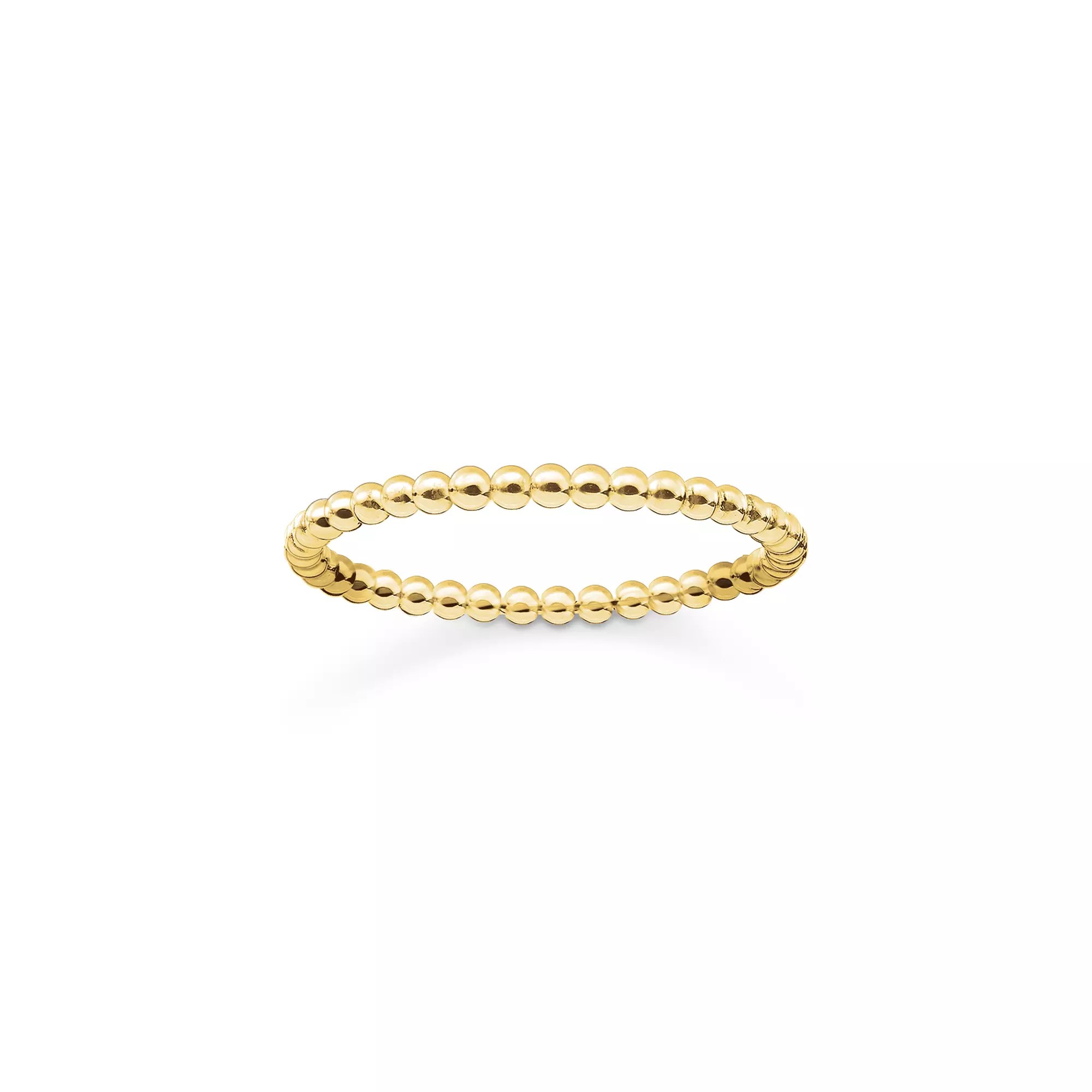 Thomas Sabo Ring – Silber – vergoldet – 2 mm breit
