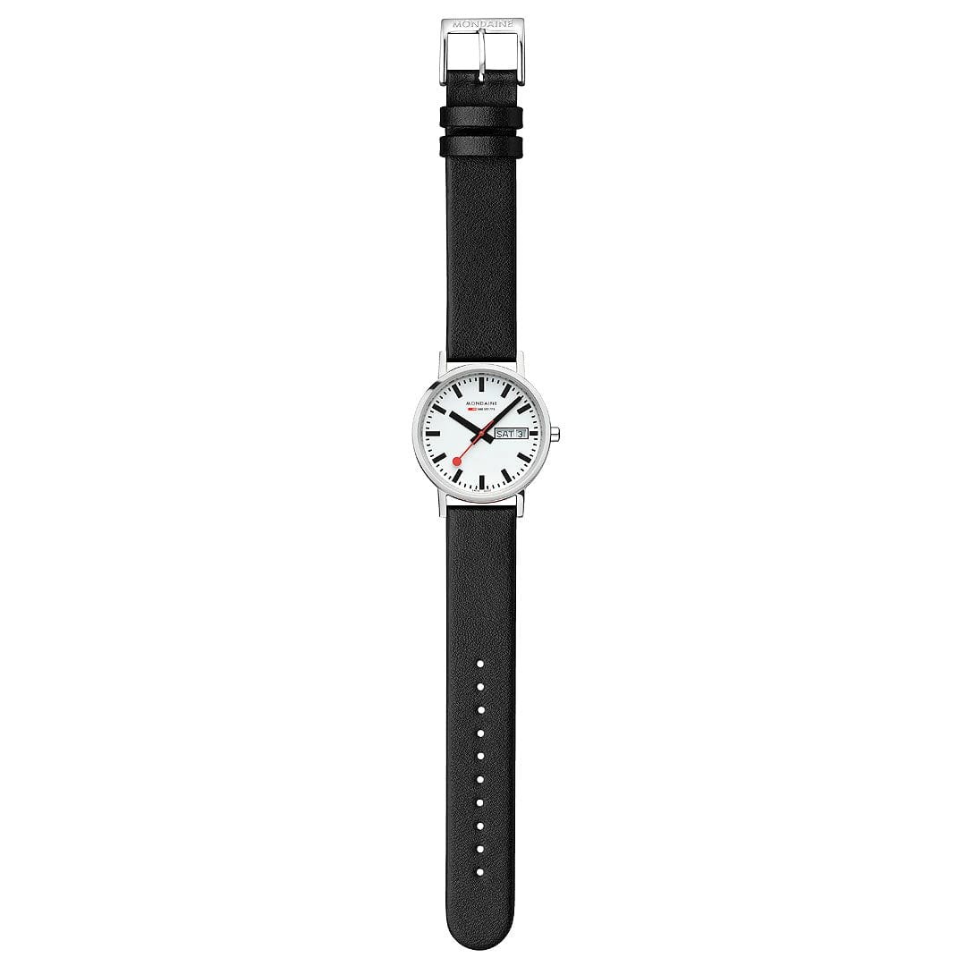 Mondaine Uhr Classic - A667.30314.11SBBV - 36 mm - Ziffernblatt Weiss – Ansicht 4