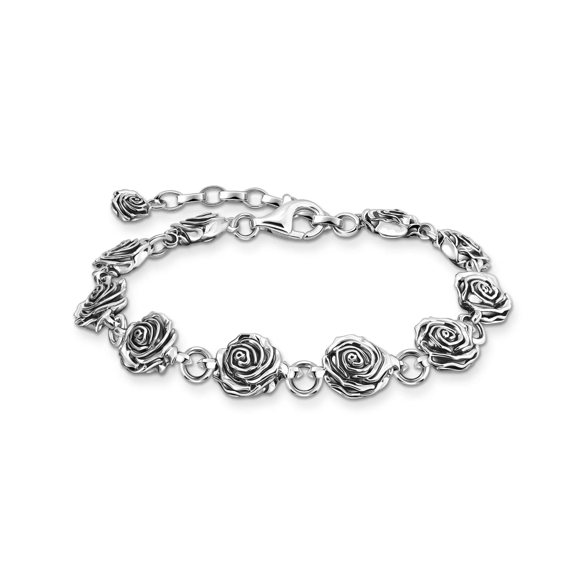 Thomas Sabo Armband - Rosen Silber - Midnight Rose 16 - 19 cm – Ansicht 2