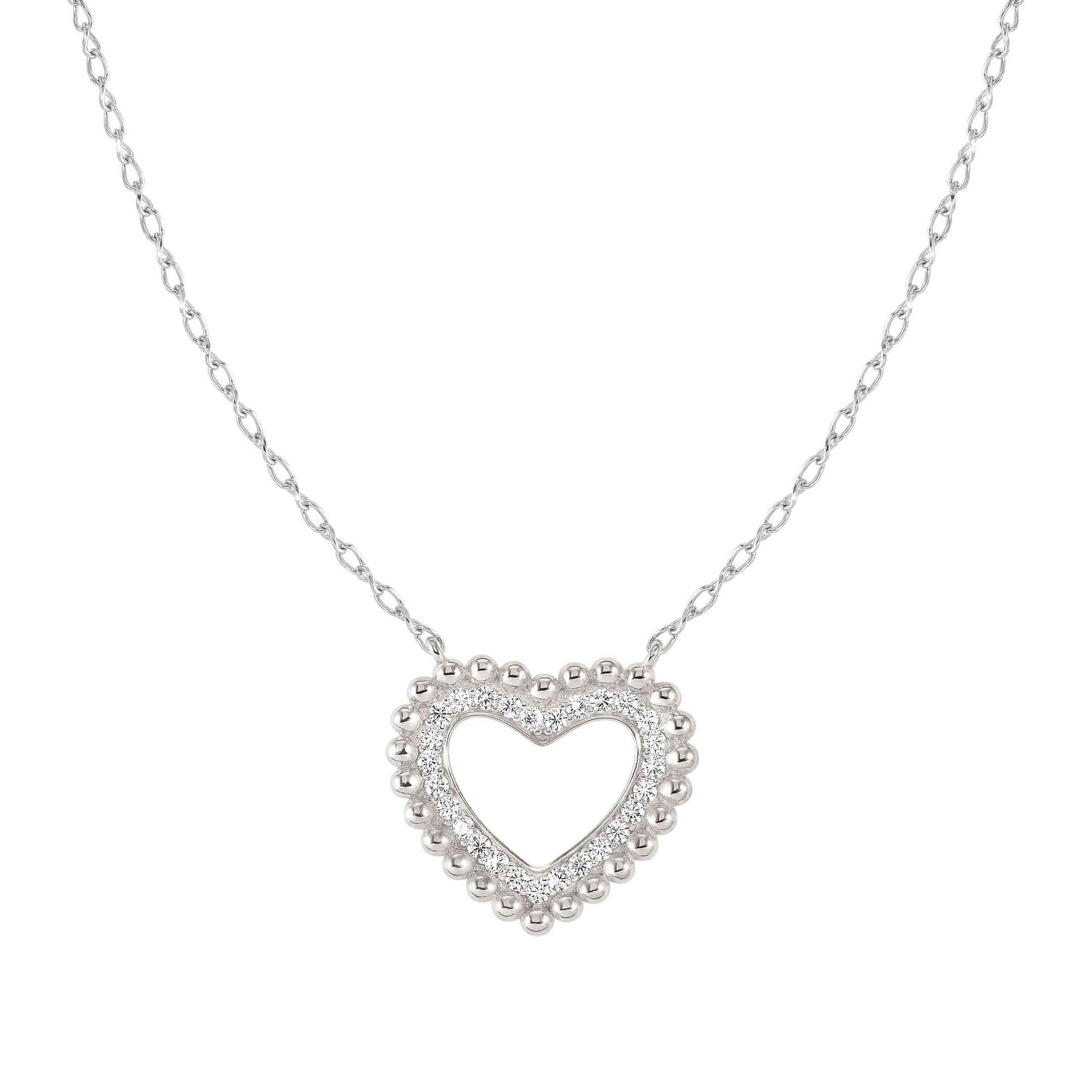Nomination LoveCloud - Kette - Herz - Sterling Silber rhodiniert - 40-46 cm