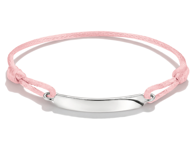 Thomas Sabo Together - A2238-001-9-L24V - Gravur-Armband - 24 cm - Sterling Silber recy. - pink