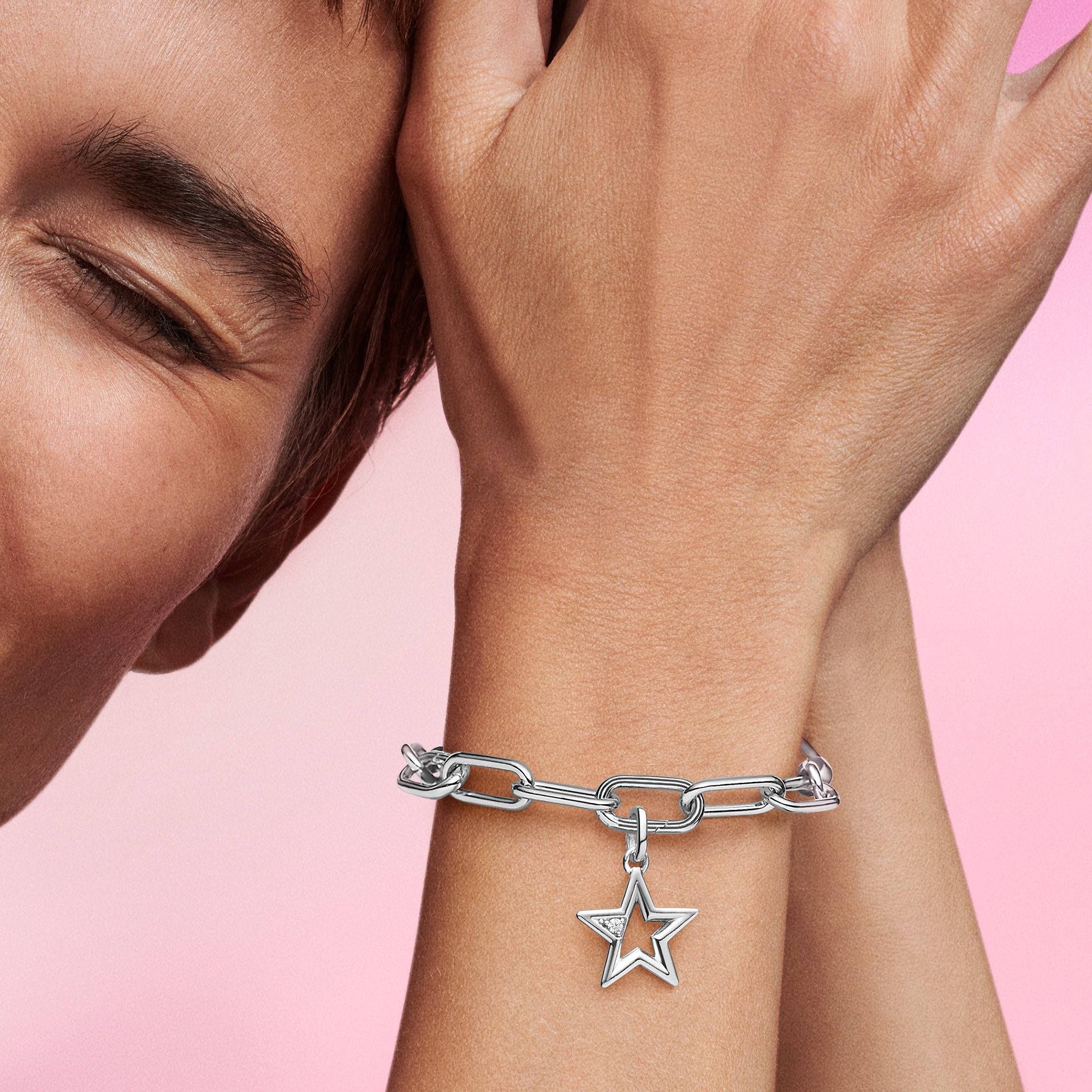 Pandora ME Charms - Sparkling Star Charm - Sterling Silber - Zirkonia – Ansicht 5