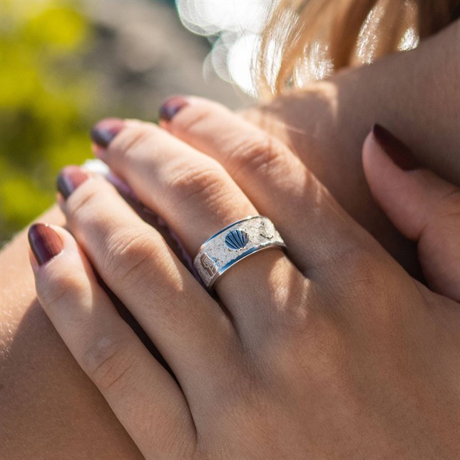 DUR Strandring Ostsee - Sterling Silber – Ansicht 3